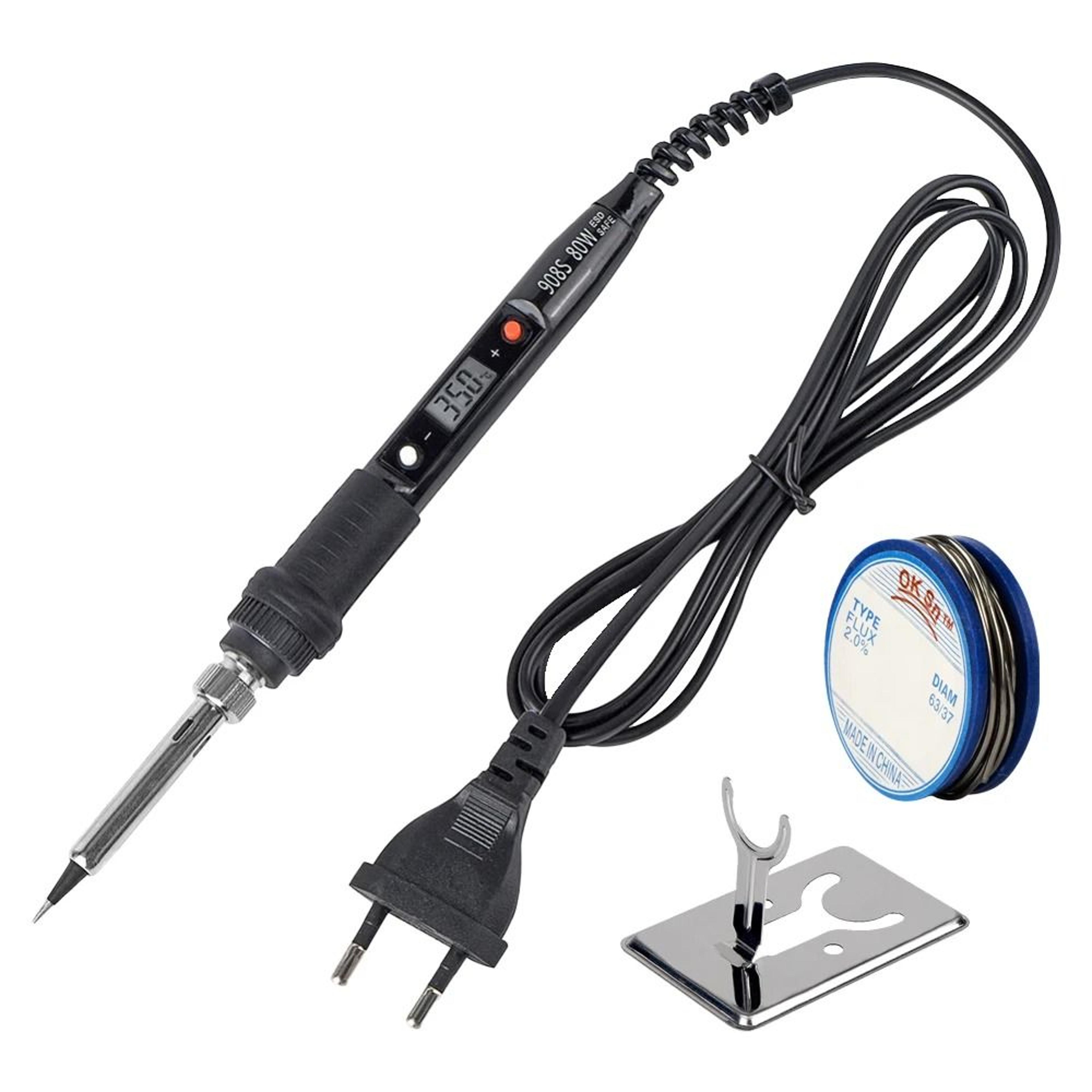 Digital Adjustable Temperature Soldering Iron With LCD Display 13