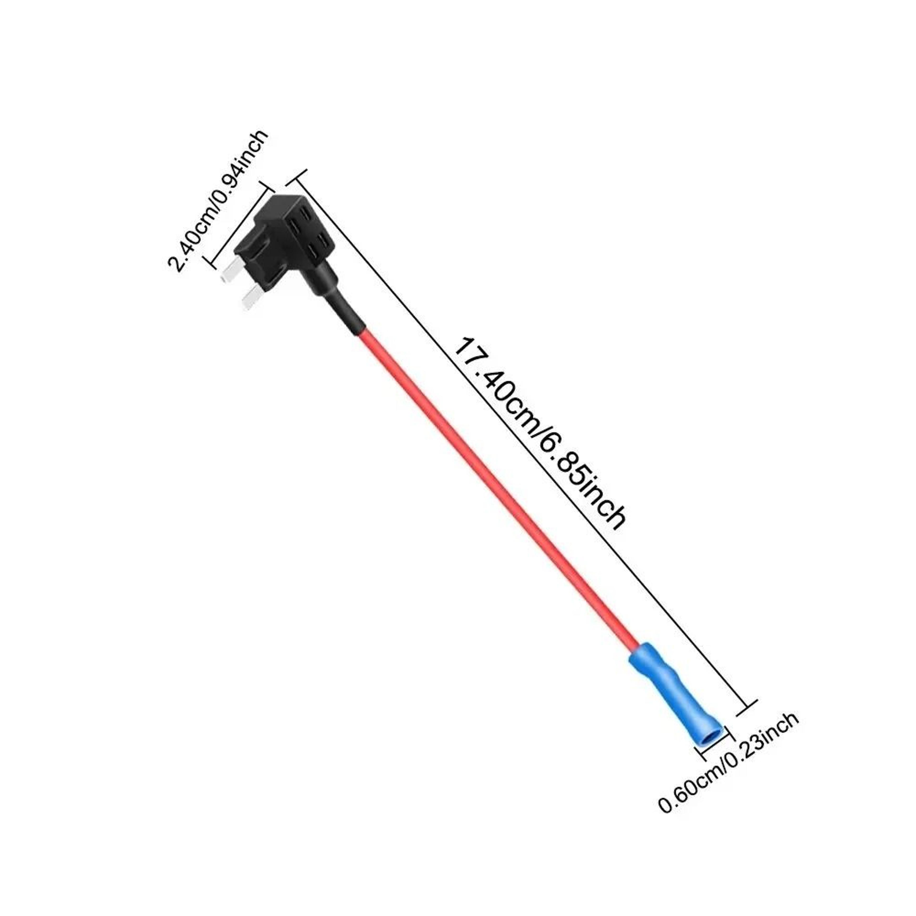 AddaCircuit Mini Blade Fuse Adapter Set For Car Fuse Box 4