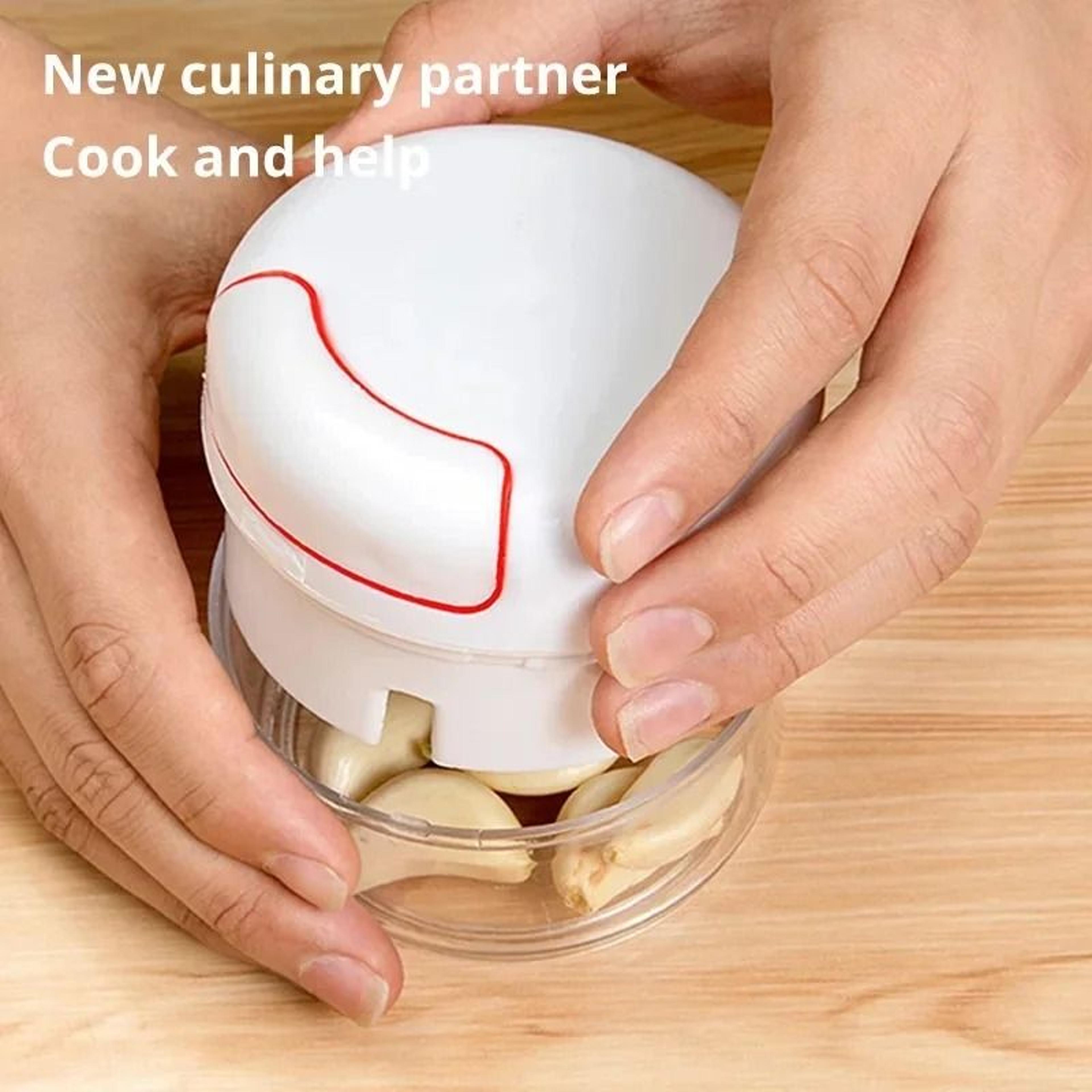 Hand Pulled Garlic Grinder And Food Chopper 3