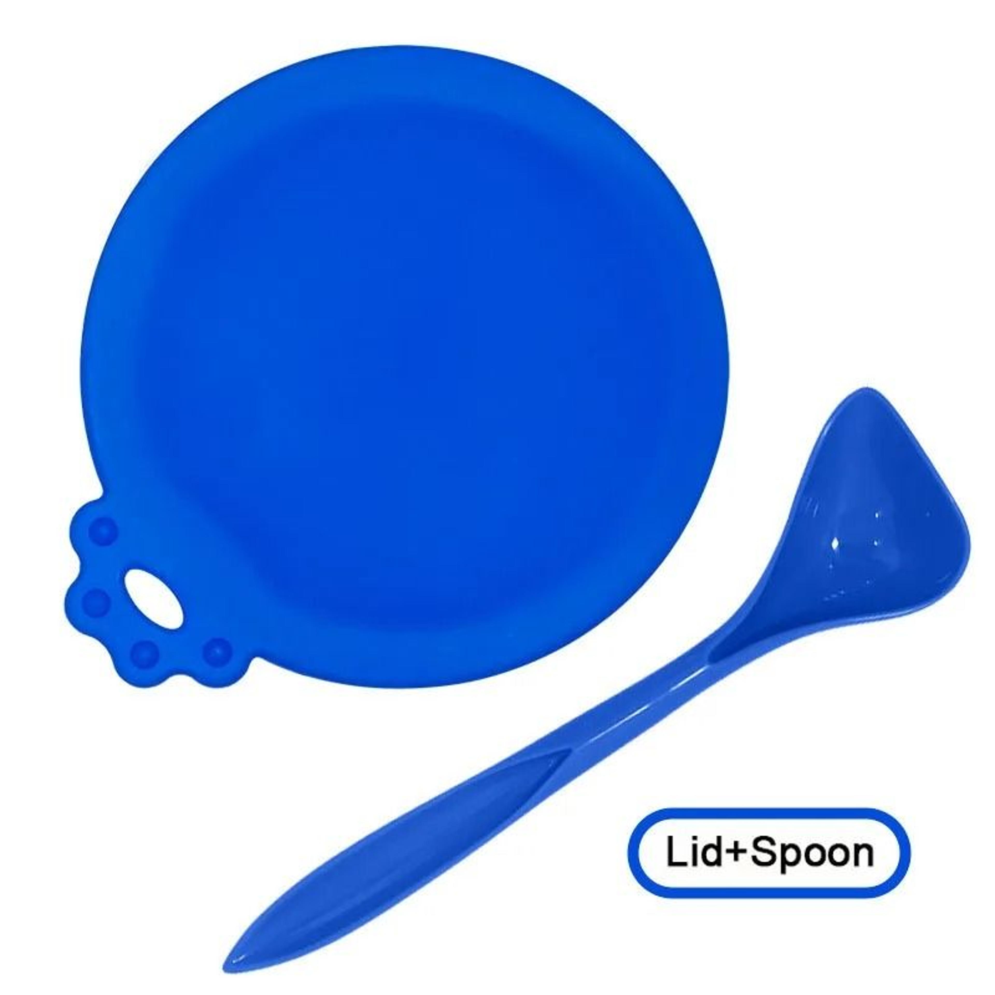 Reusable Pet Food Can Cover And Spoon Set 13