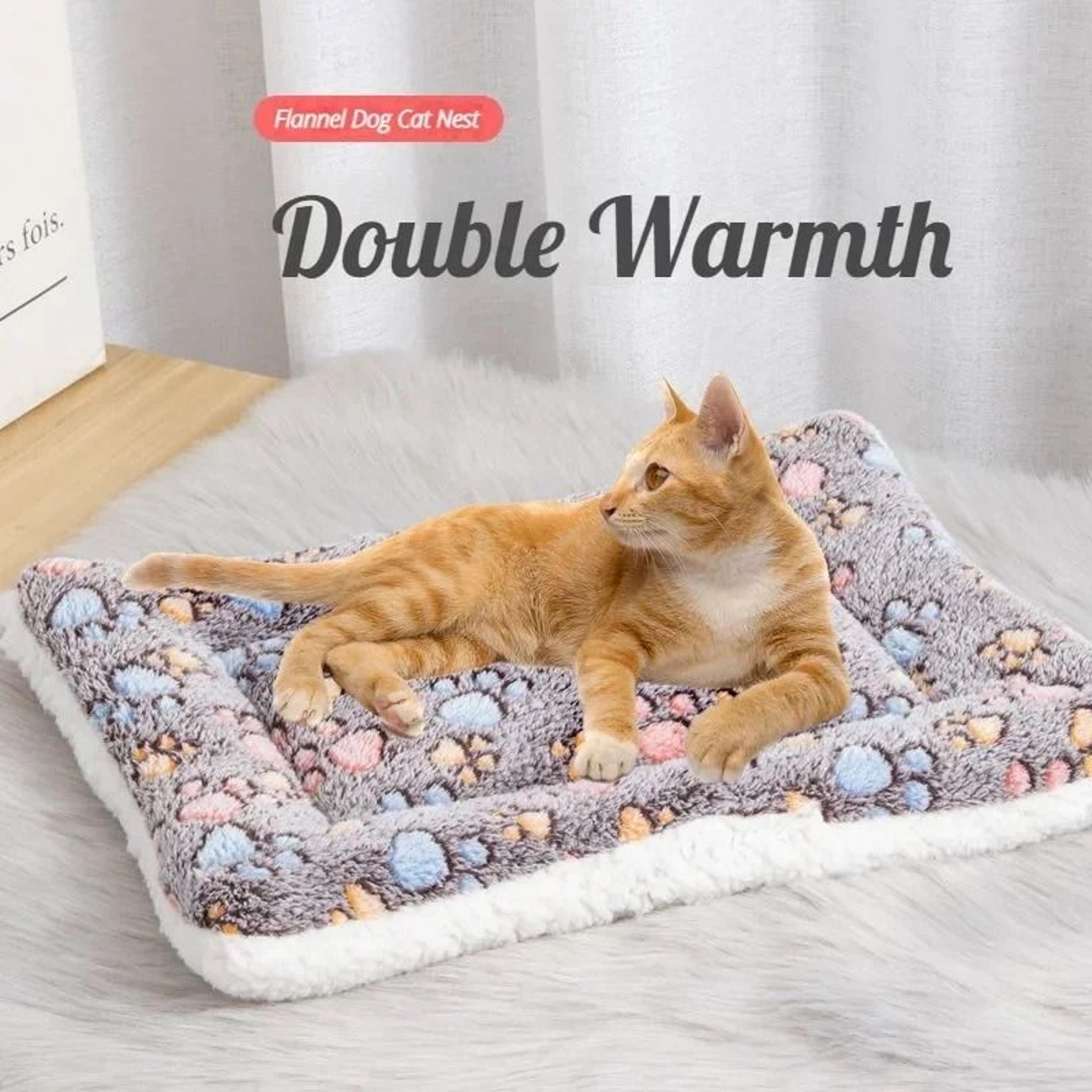 Double Sided Plush Pet Sleeping Mat 2