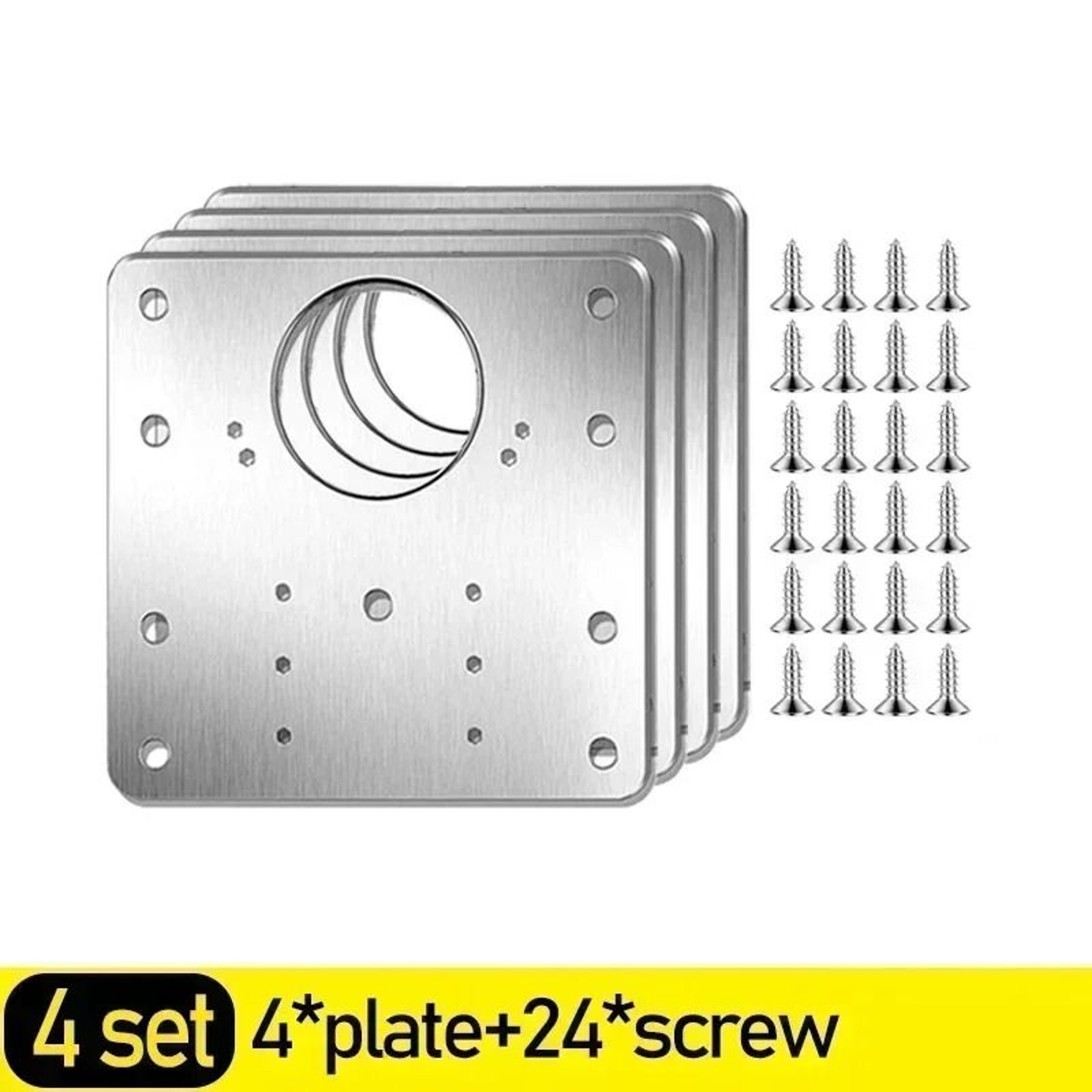 Cabinet Hinge Repair Plate Kit 6