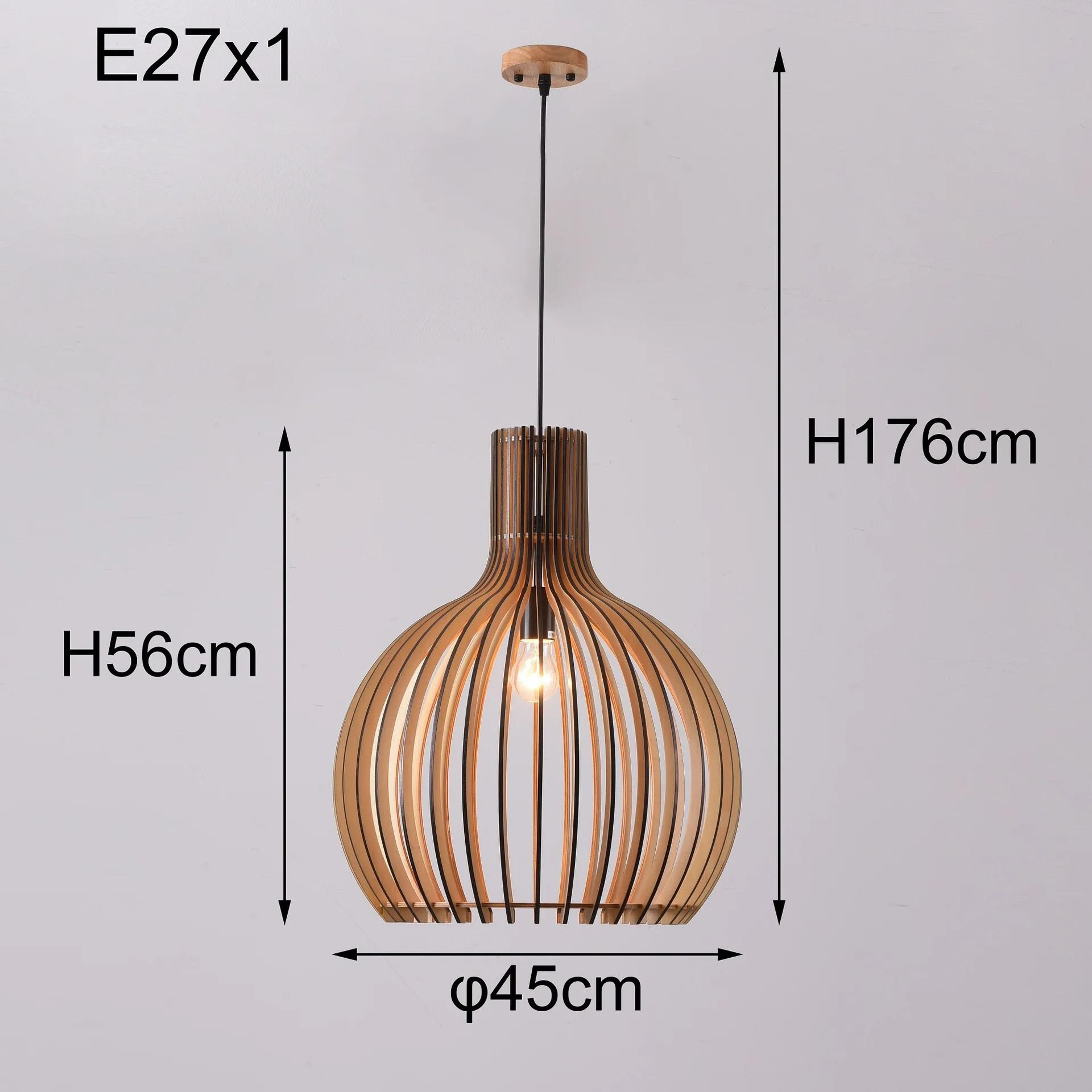 Handmade Rattan Bamboo Ceiling Lamp 4