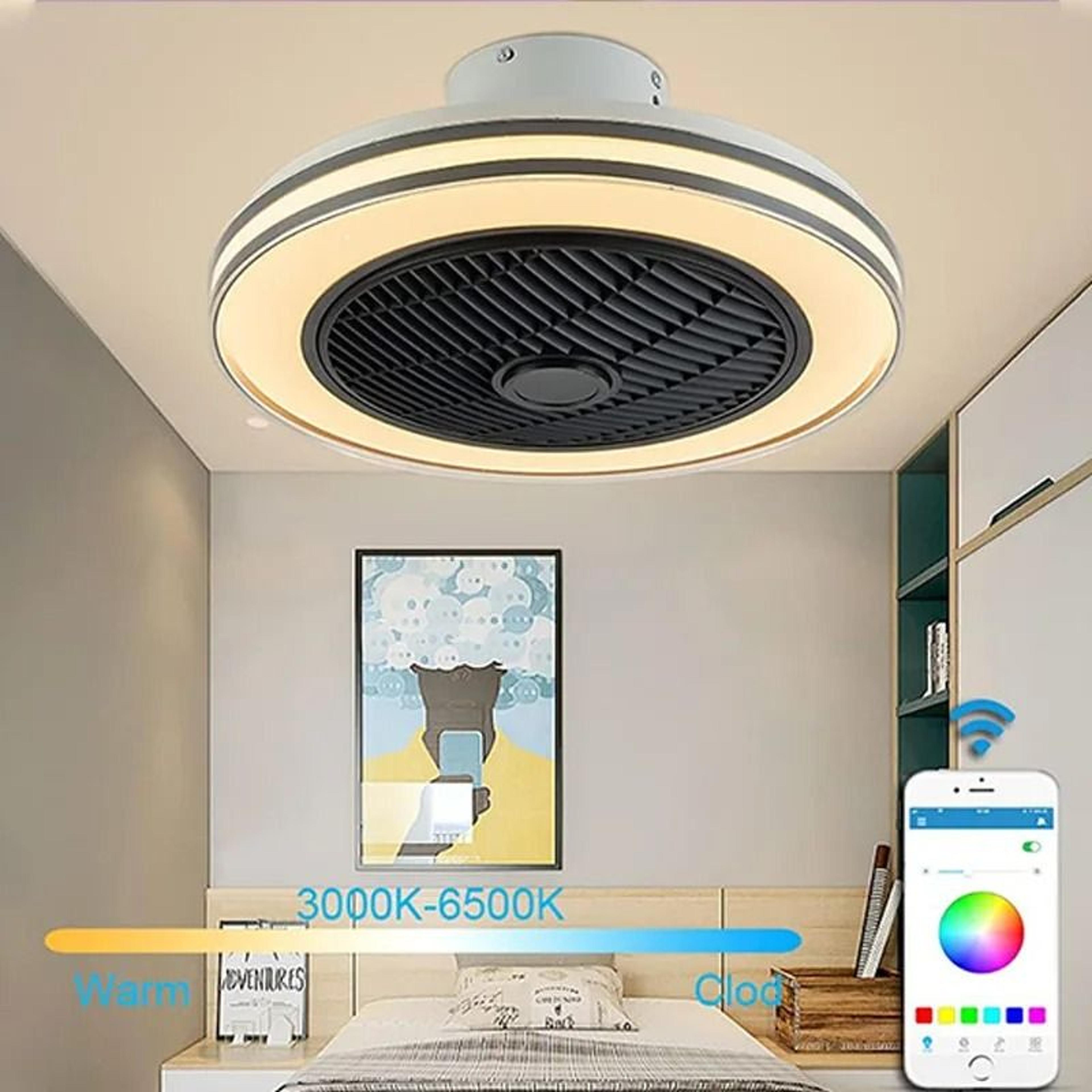 Smart LED Ceiling Fan With Bluetooth Speaker 1