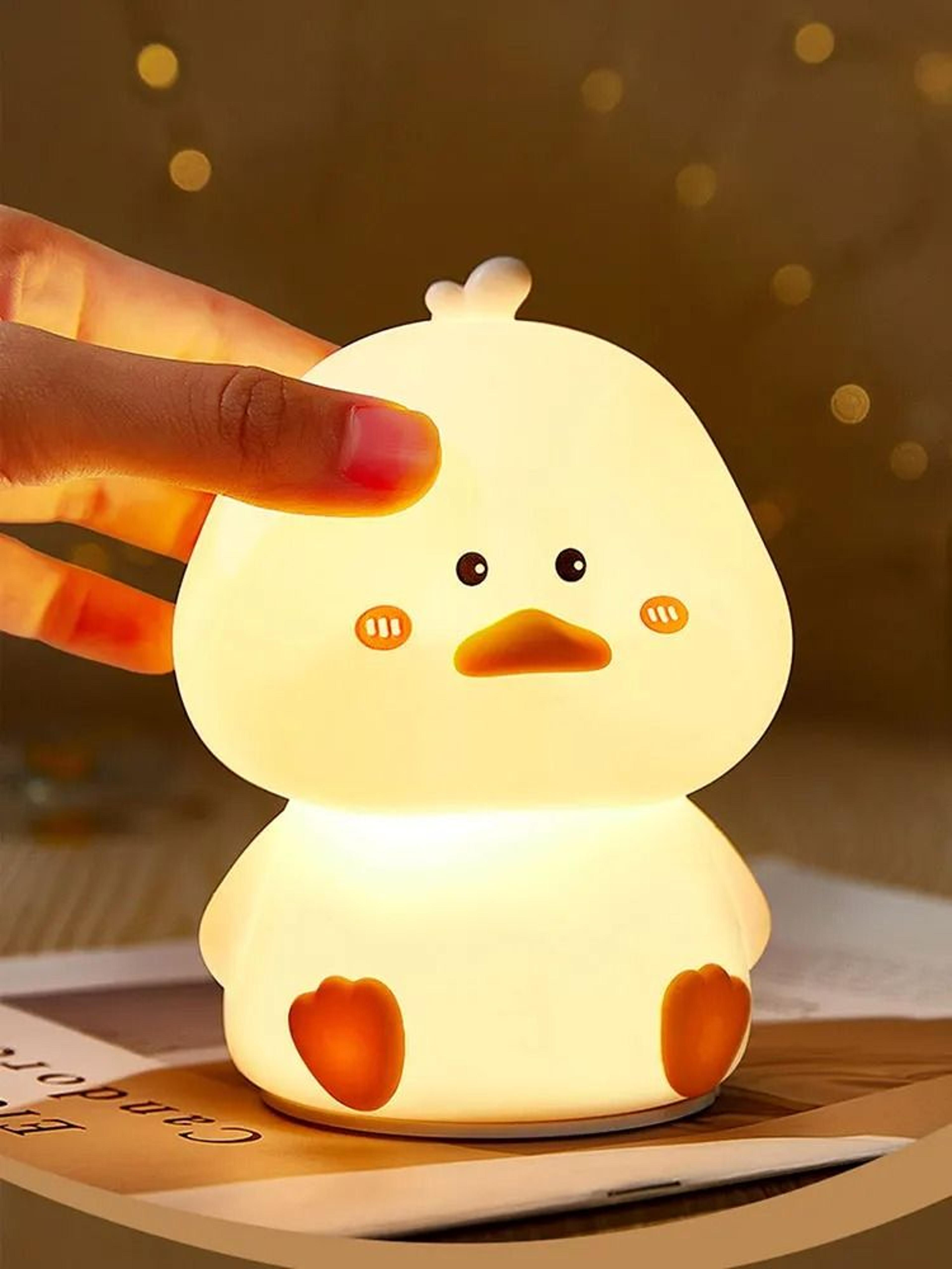 Smart Duck Silicone Rechargeable LED Night Light For Bedroom Decor 5
