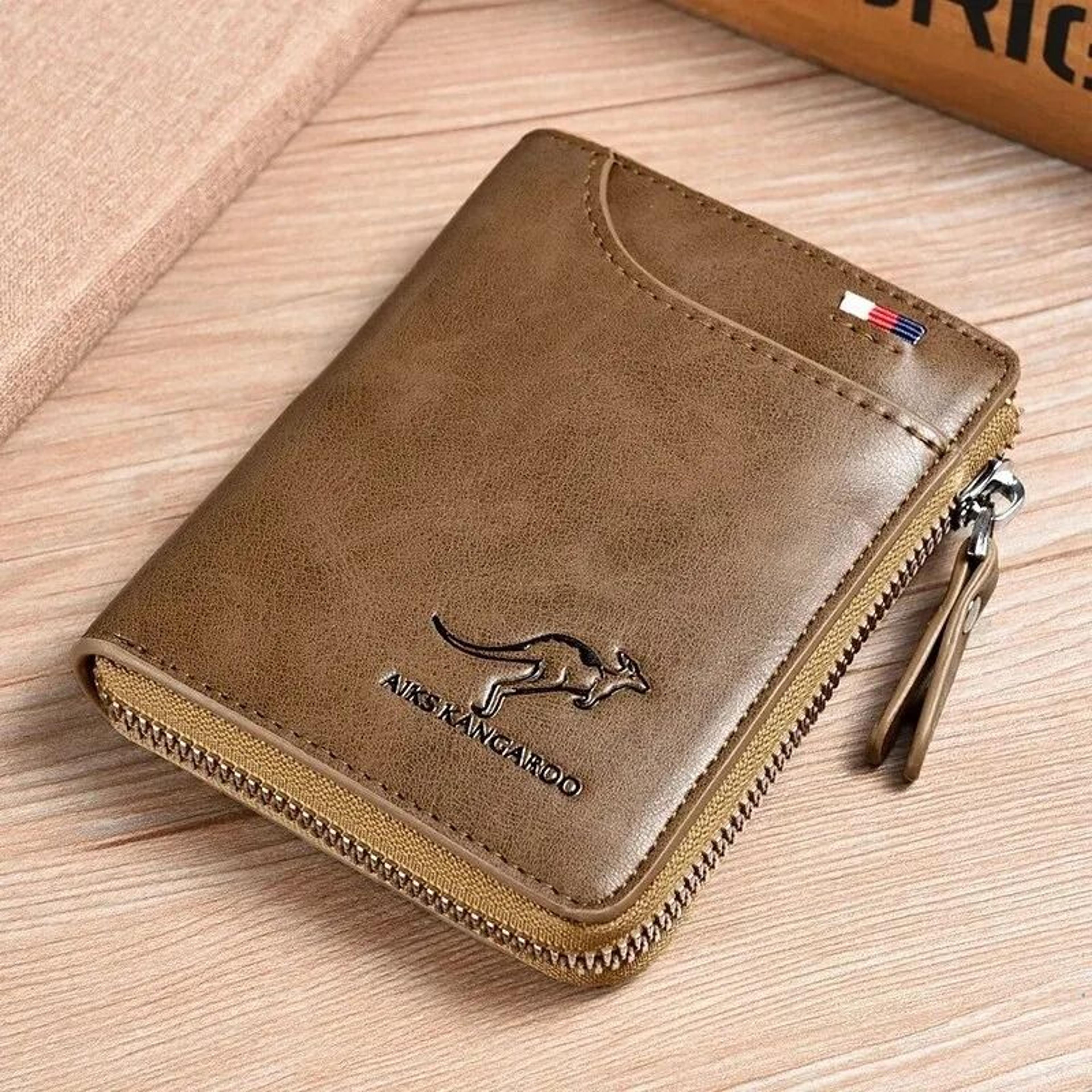 Mens Luxury Leather Wallet With RFID Protection And Card Holder 2