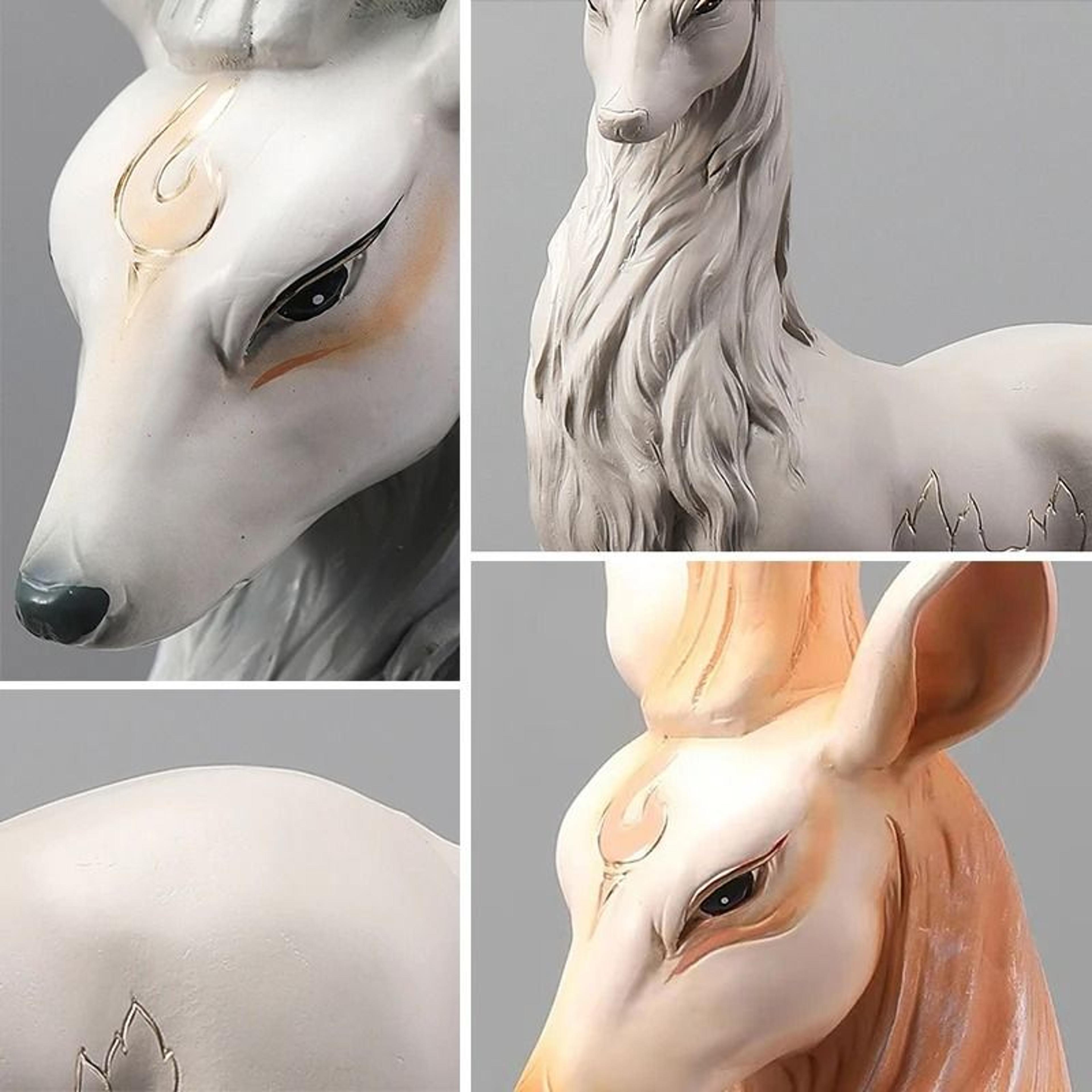 Luxury Resin Deer Statue For Modern Home Decoration 4