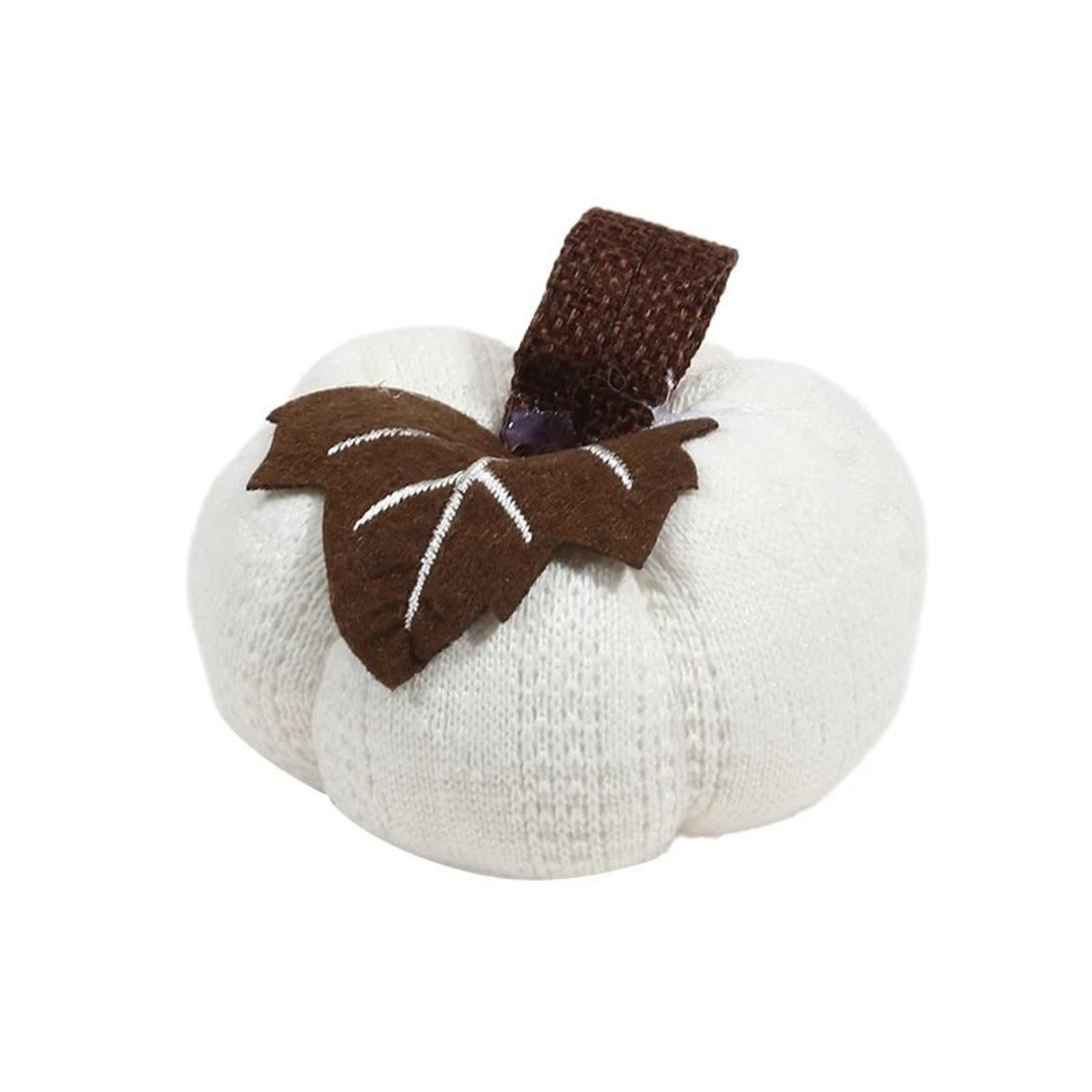 Knitted Soft Wool Pumpkin Ornament For Home Thanksgiving Harvest Decoration 8