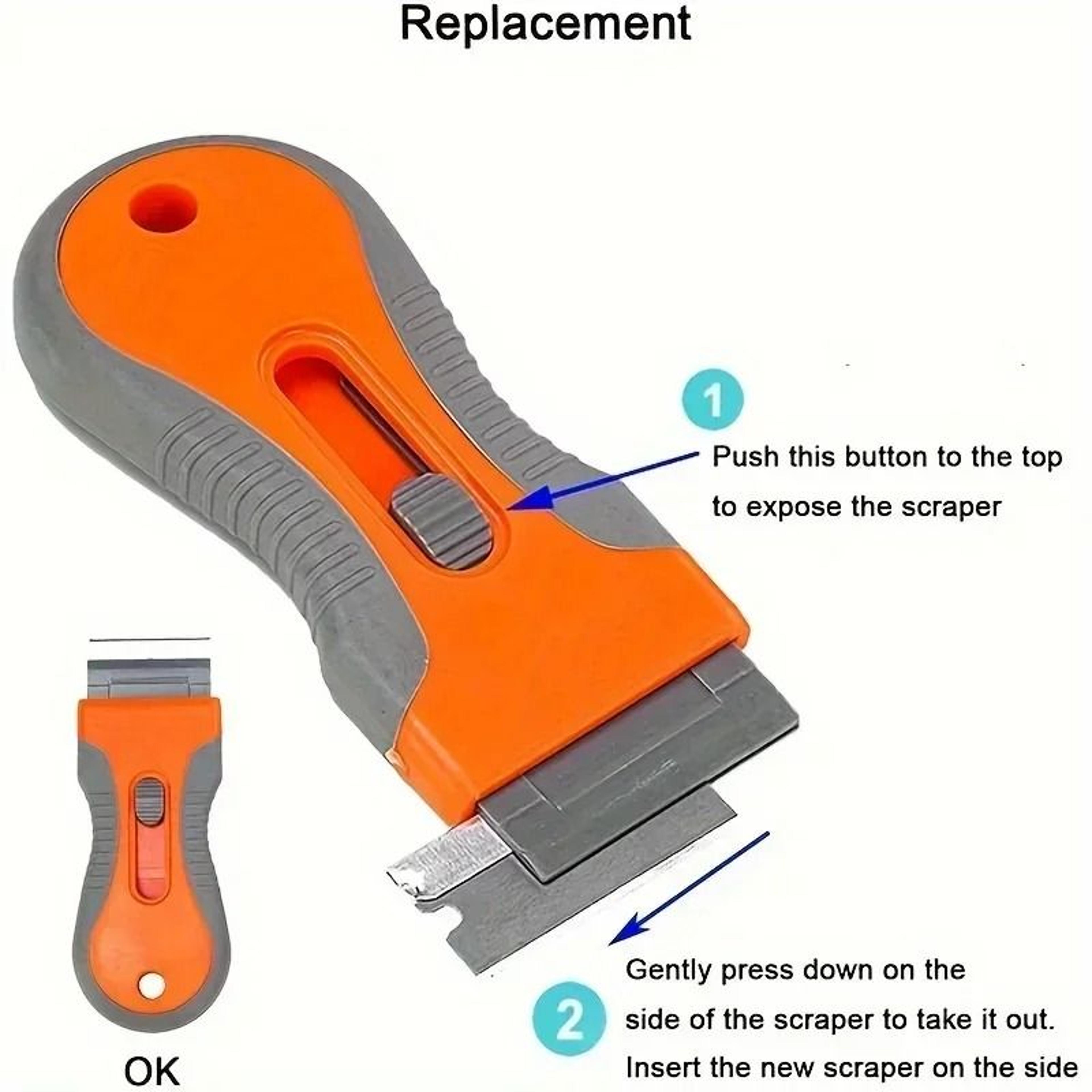 Telescopic Glue And Sticker Removal Scraper Tool Set With 10 Blades 2