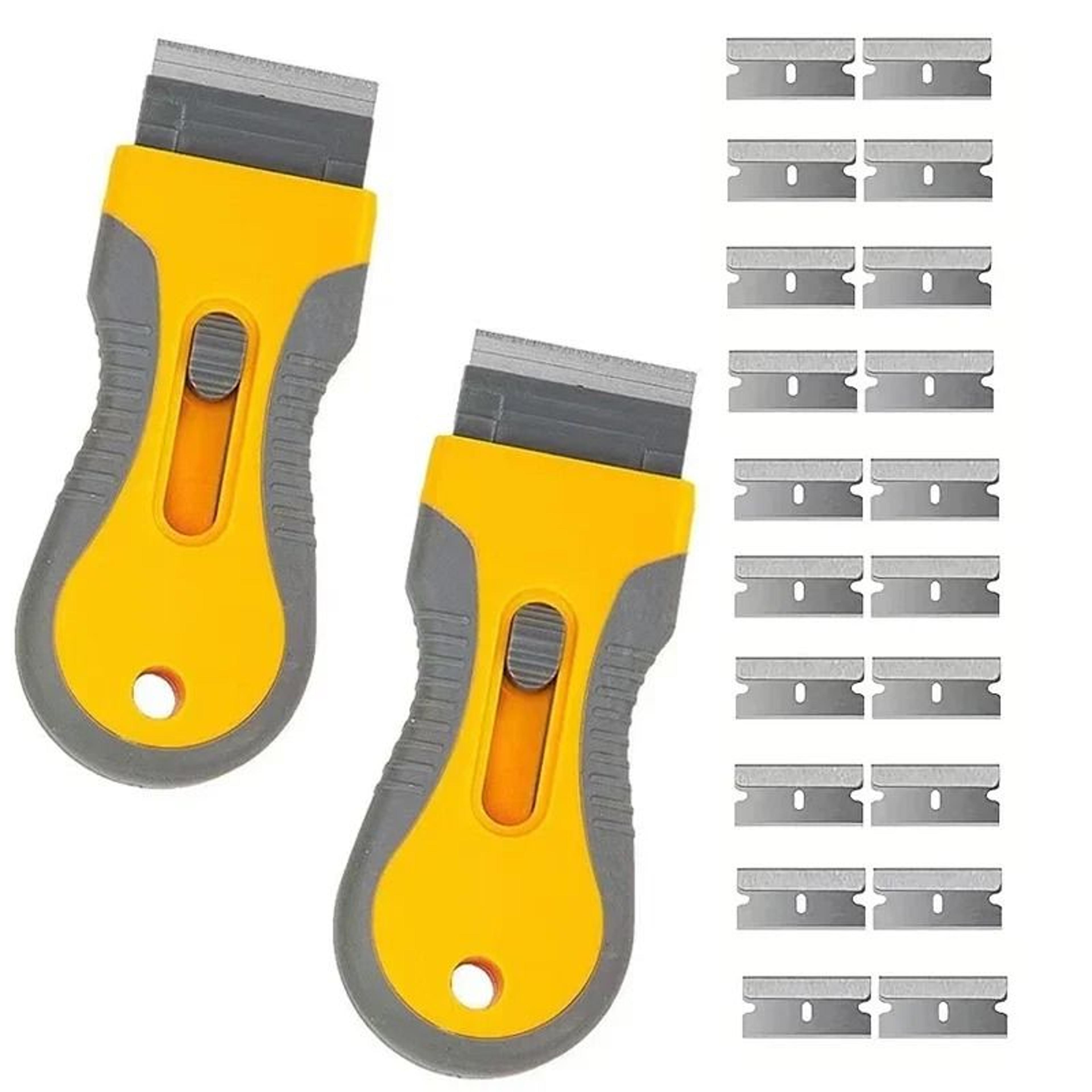 Telescopic Glue And Sticker Removal Scraper Tool Set With 10 Blades 8