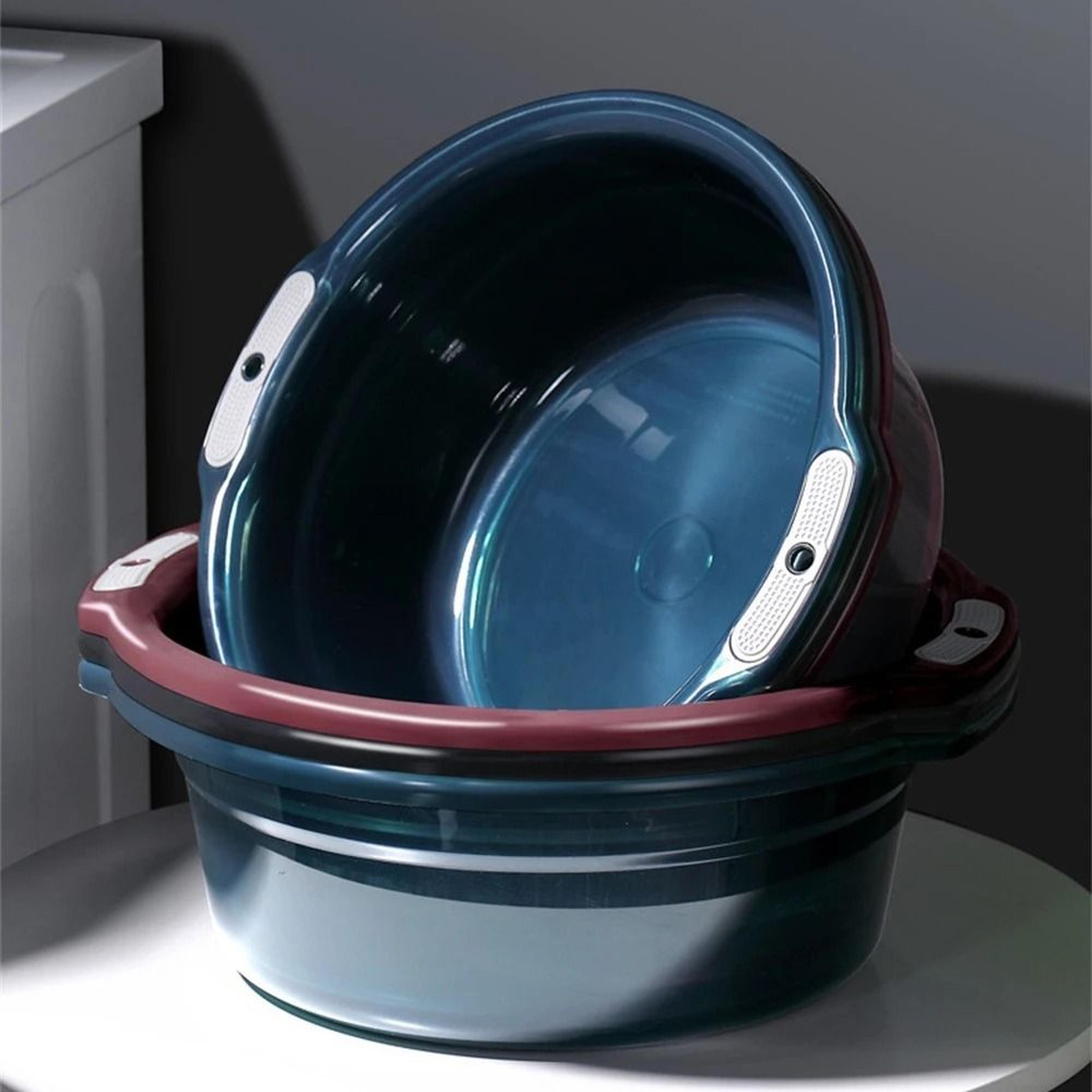 Transparent Multipurpose Thickened Water Basin For Laundry And Bath Use 0