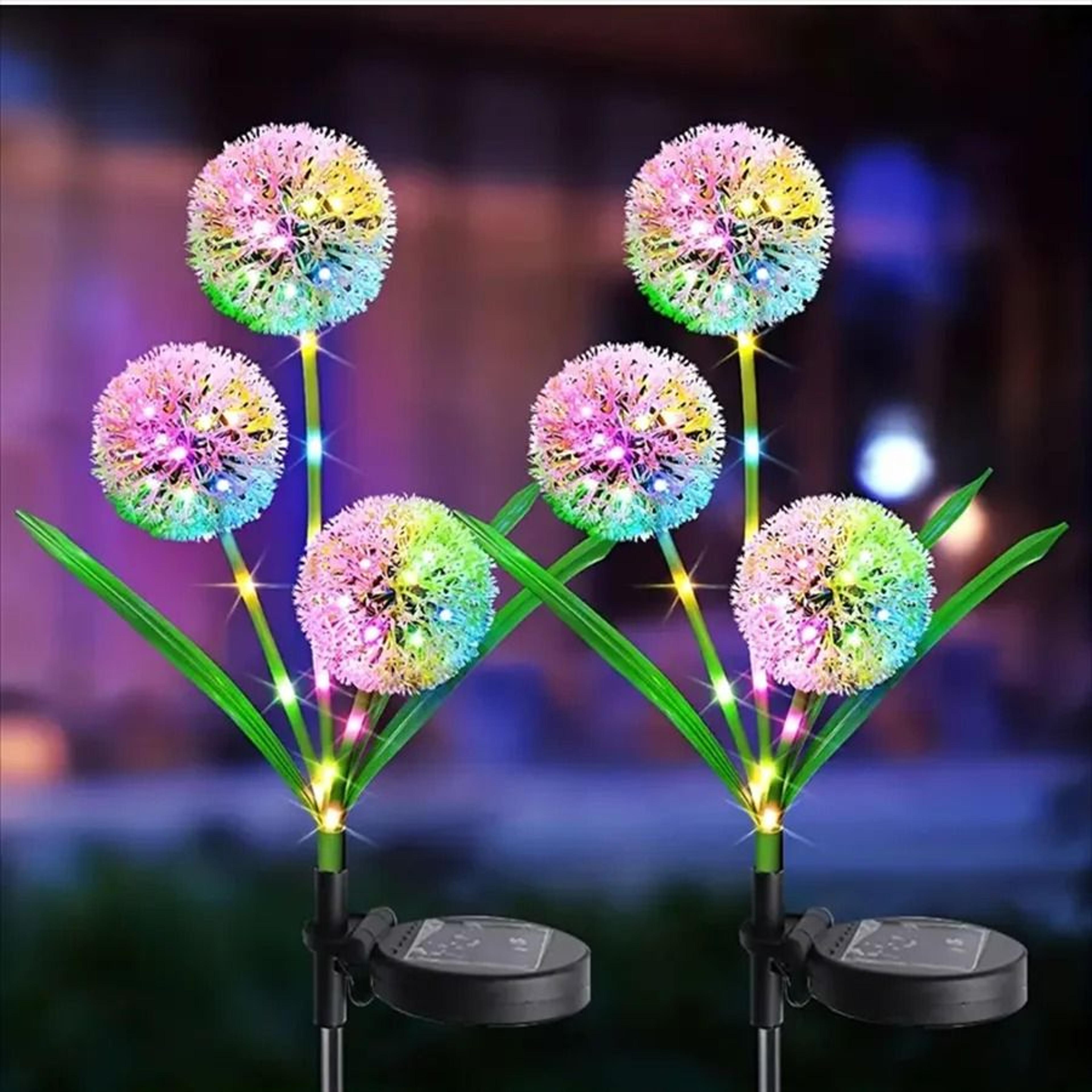 Solar LED Dandelion Garden Light For Outdoor Decoration 7