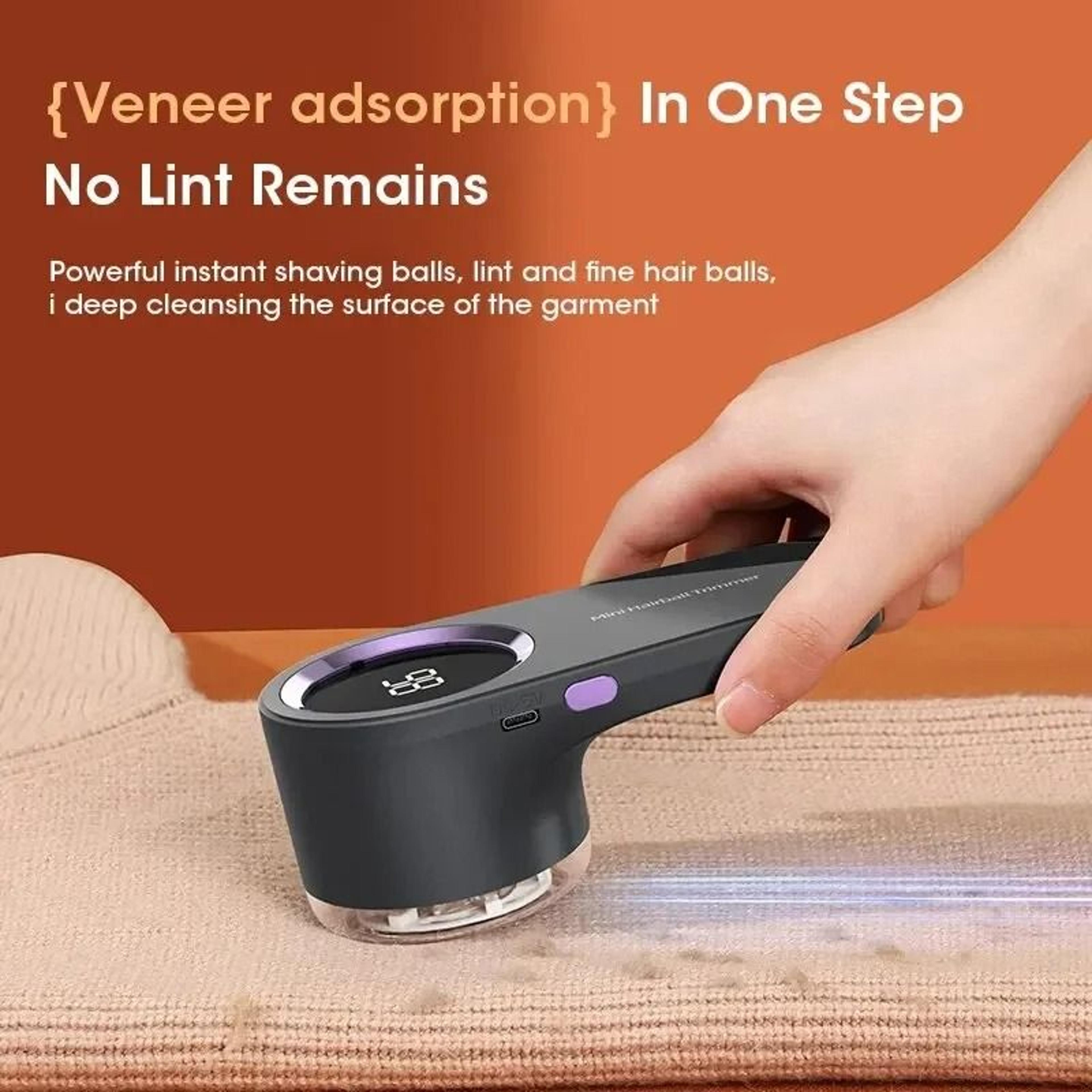 USB Rechargeable LED Digital Lint Remover Fabric Shaver 4