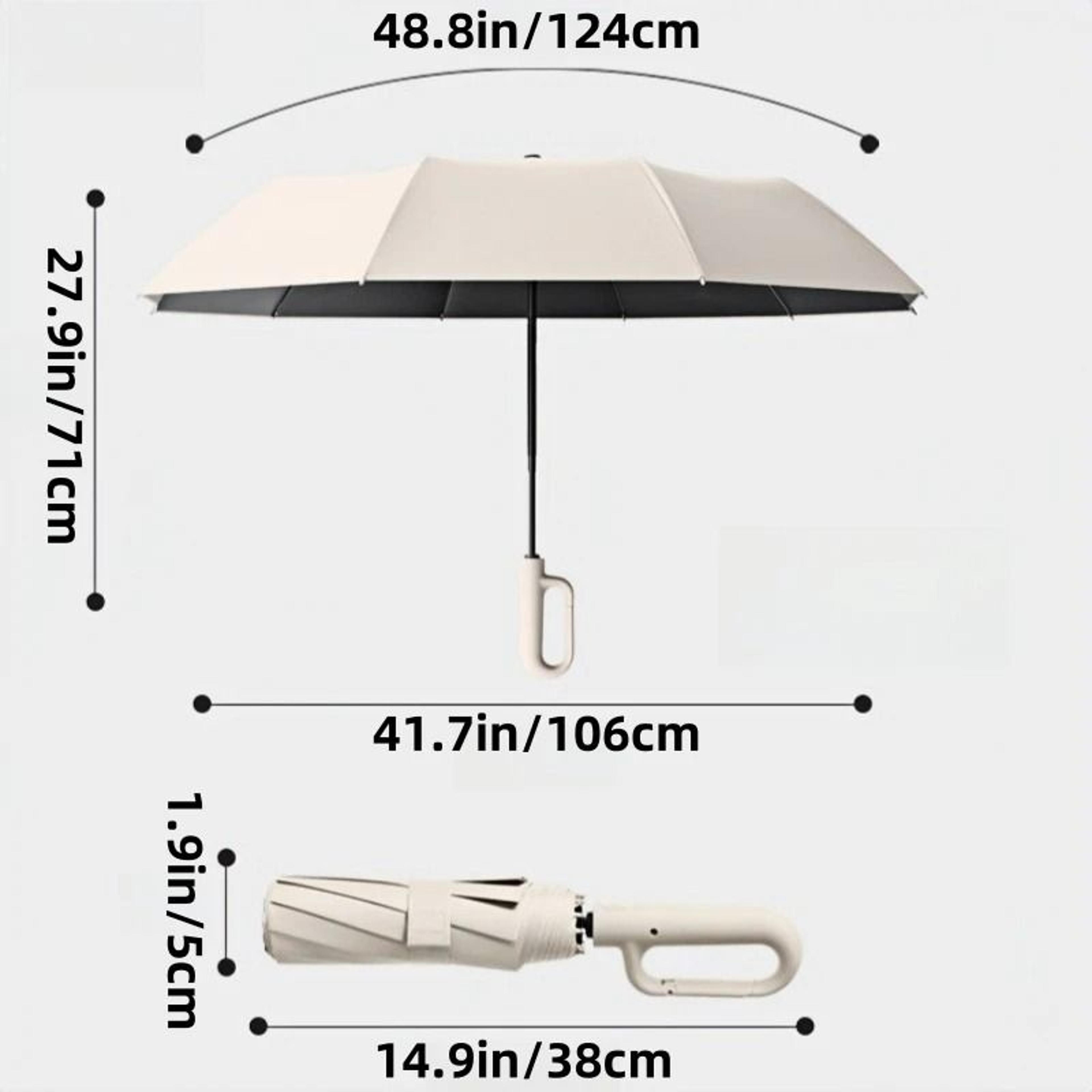 Windproof Reinforced Automatic Folding Umbrella 1