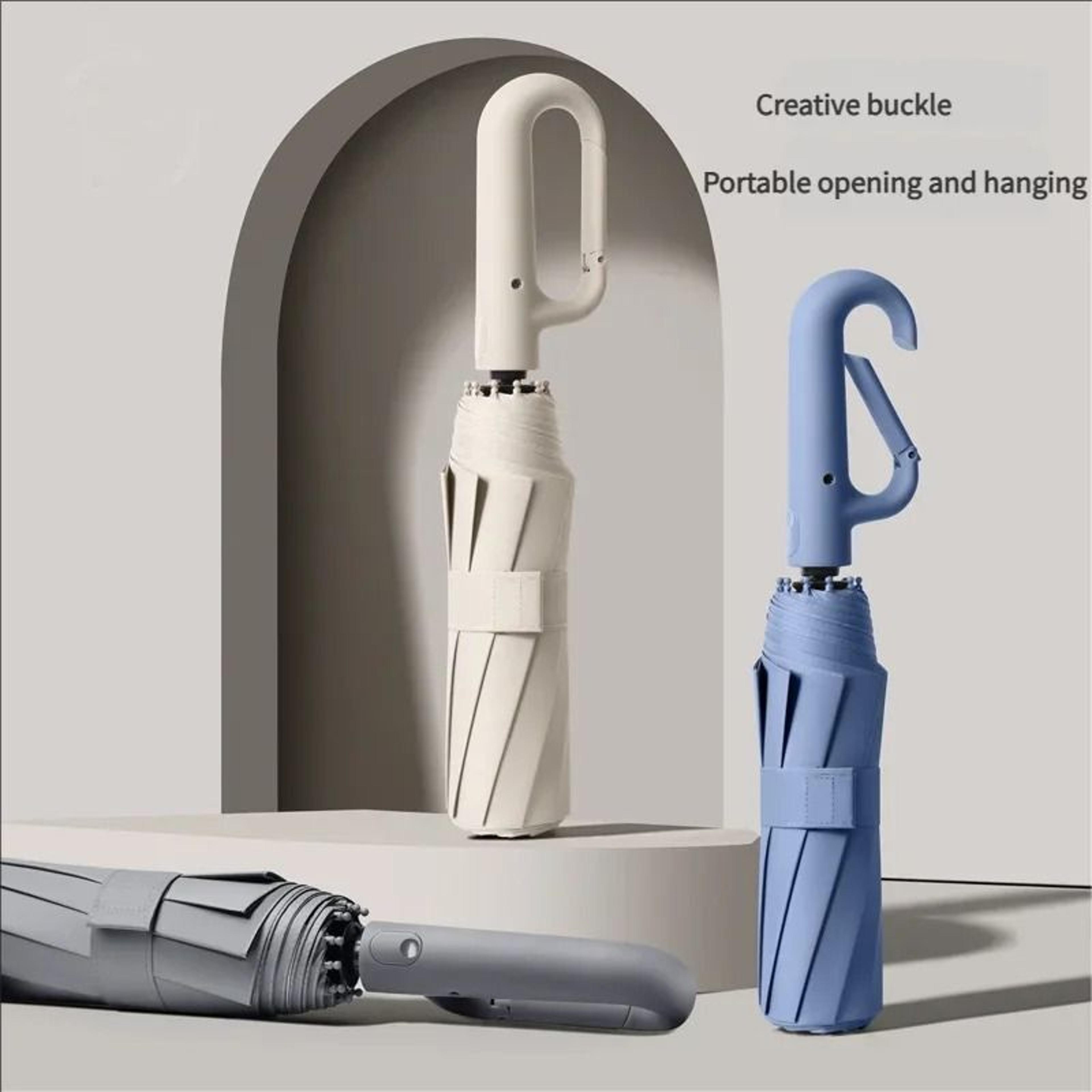 Windproof Reinforced Automatic Folding Umbrella 3