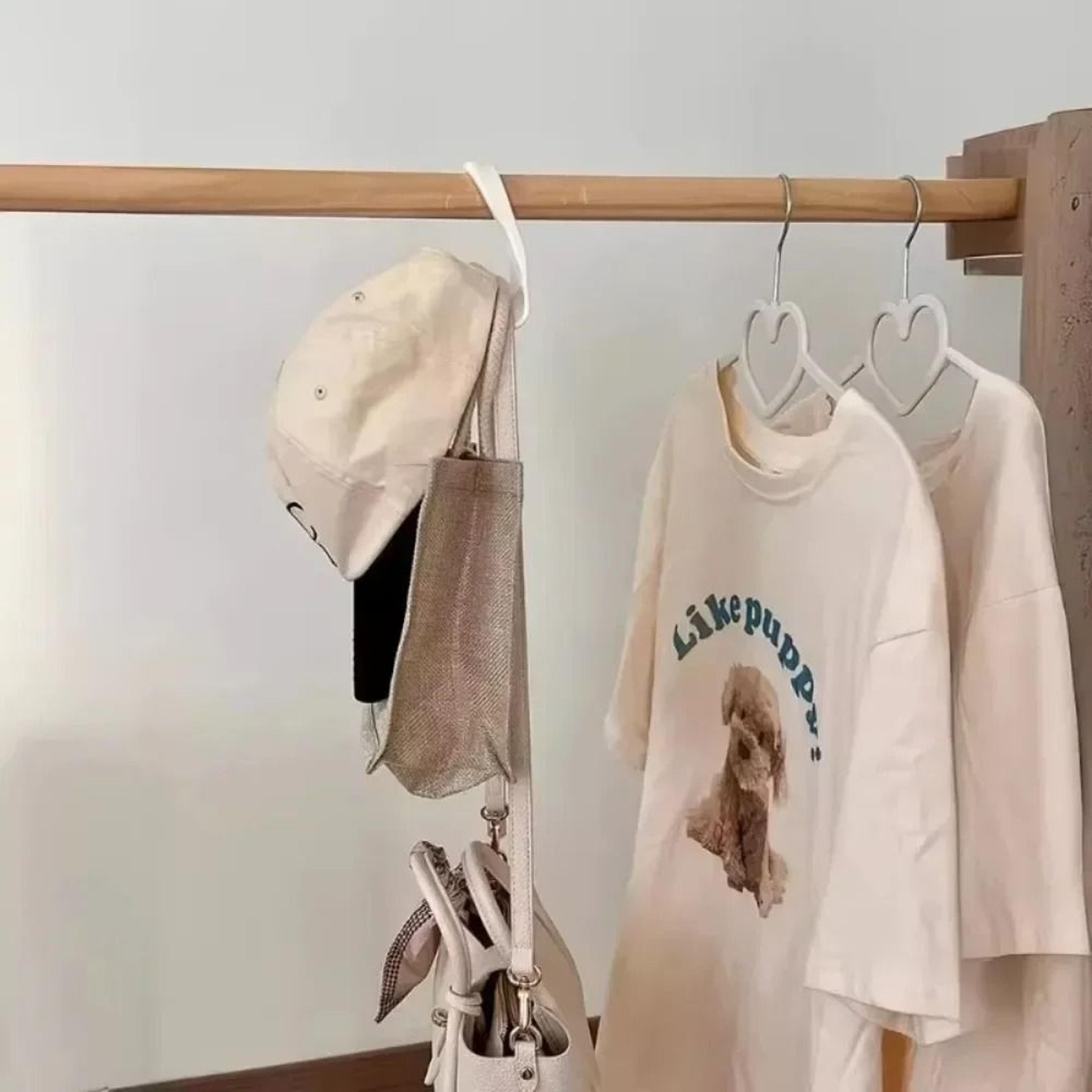 Multipurpose Wardrobe Organizer Hooks For Hats Scarves Handbags 1