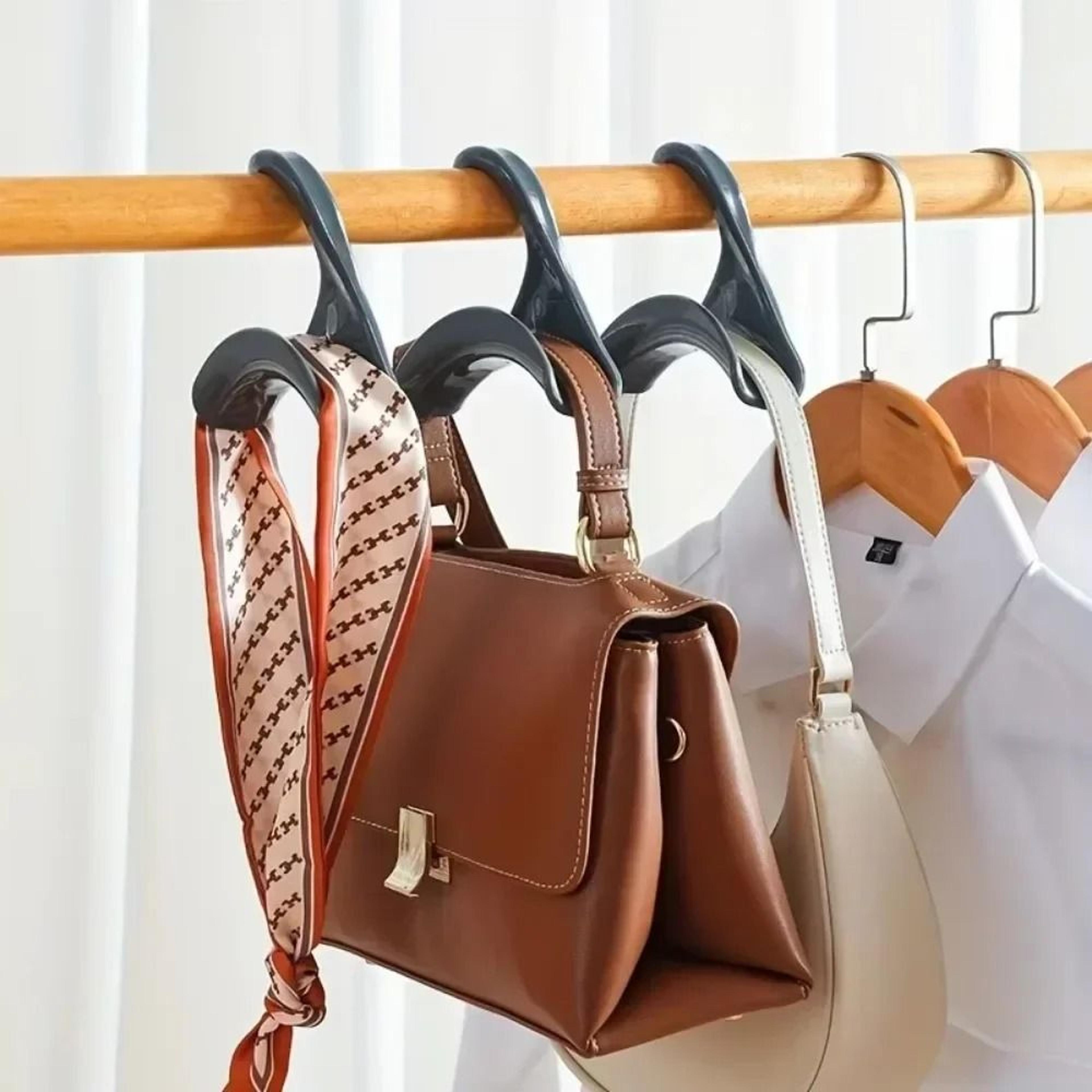 Multipurpose Wardrobe Organizer Hooks For Hats Scarves Handbags 4