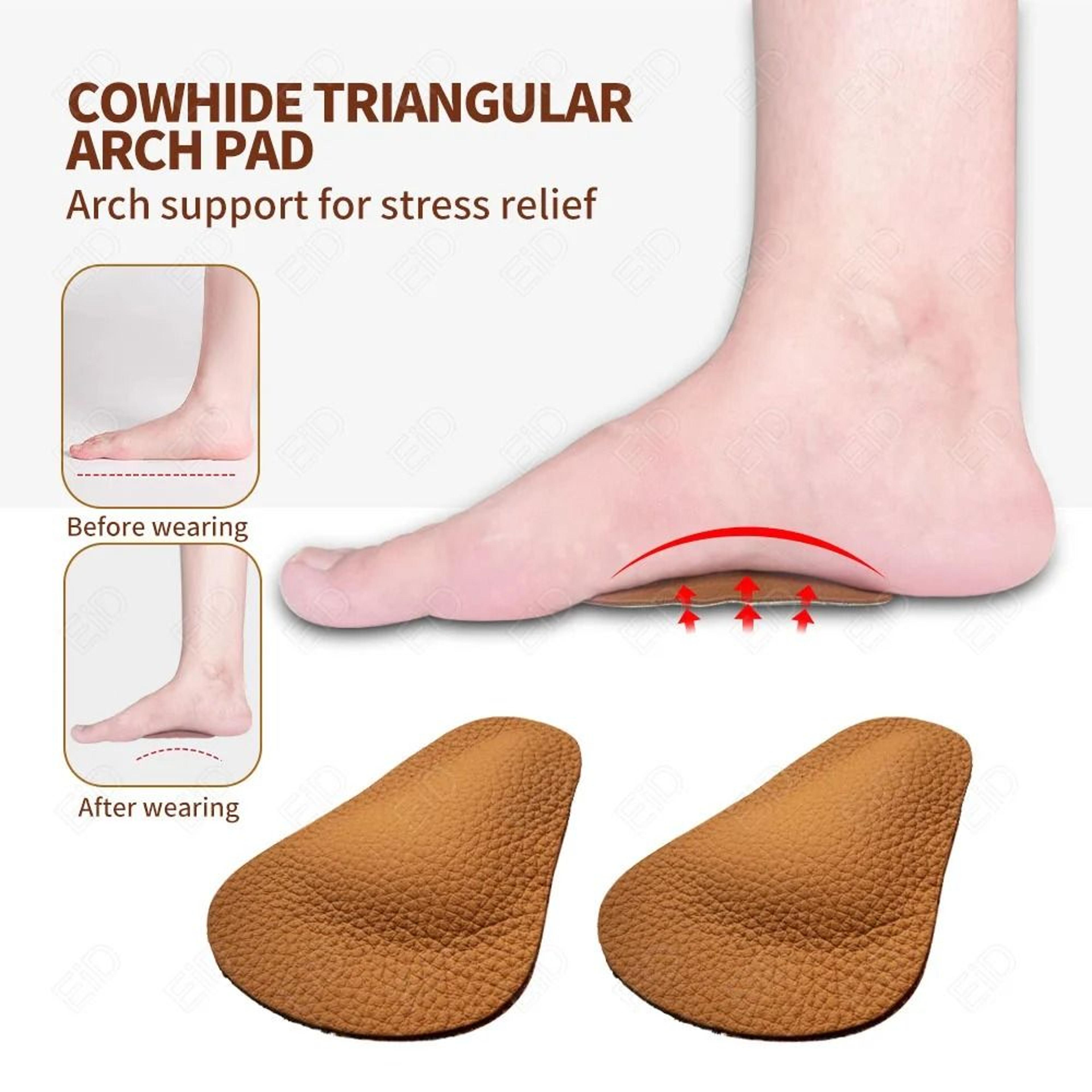 Orthotic Leather Insole With Arch Support 0