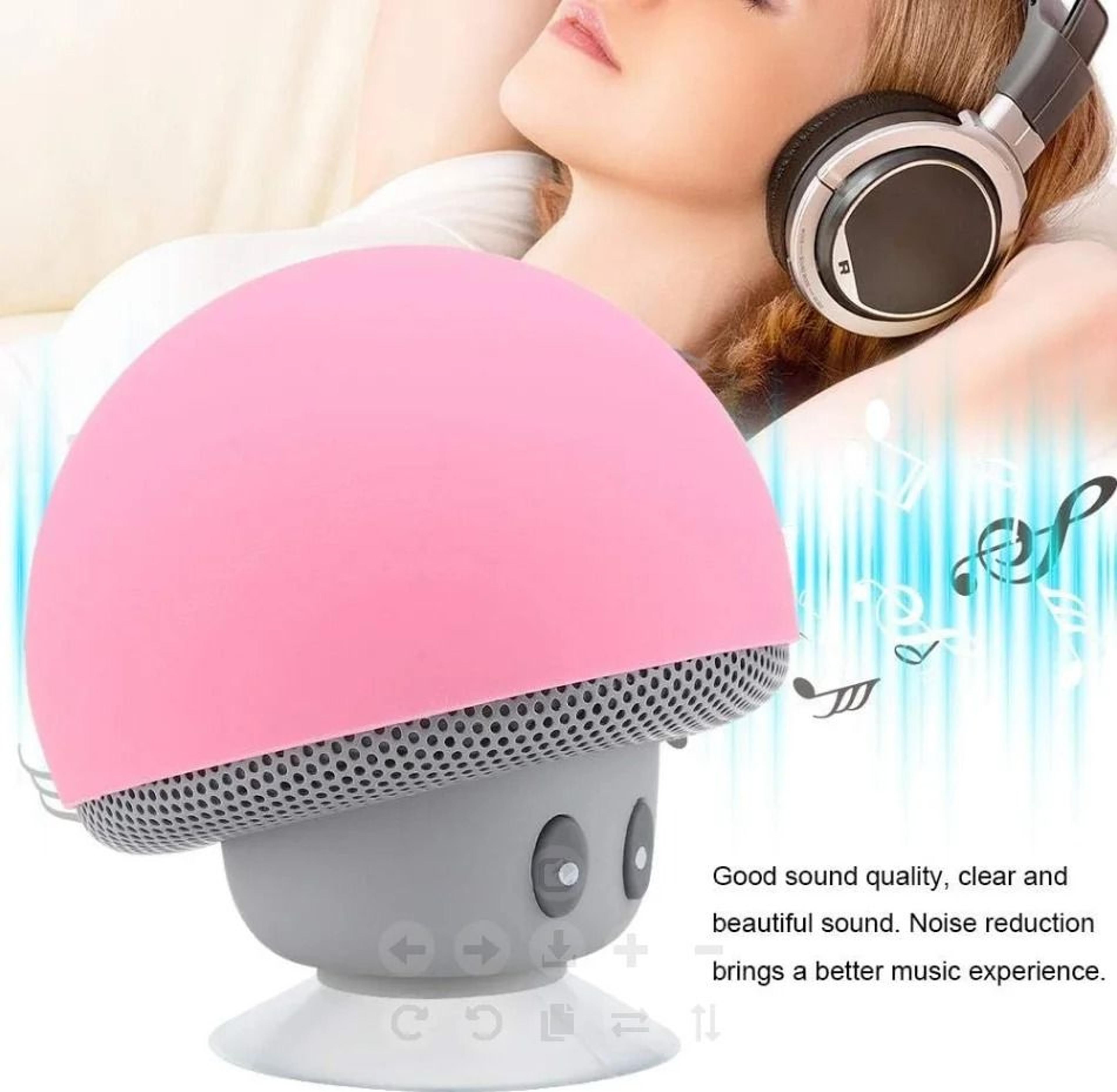 Portable Wireless Bluetooth Speaker With Deep Bass And Suction Mount 2