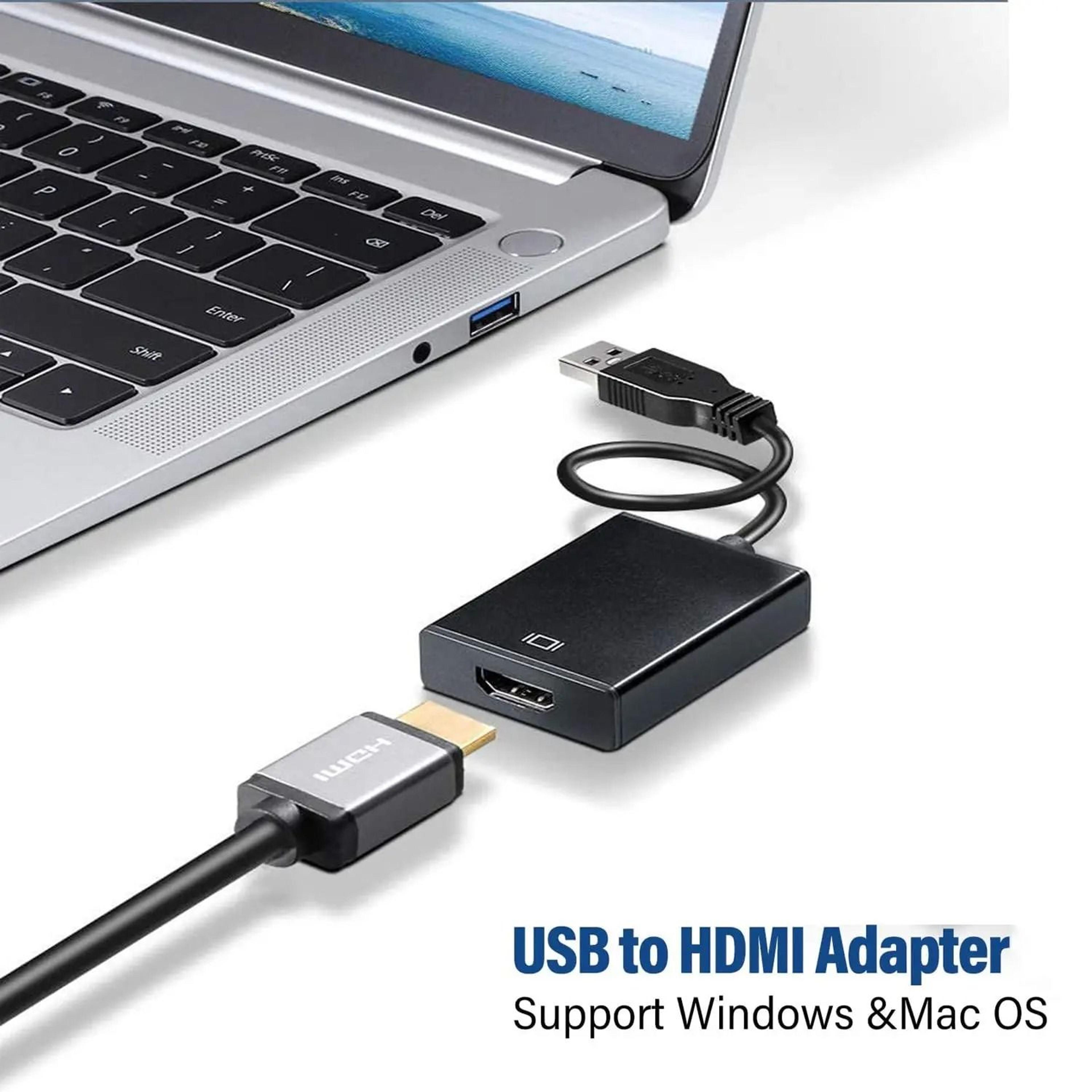 USB To HDMI 1080P Converter Adapter For Laptops And PCs 1