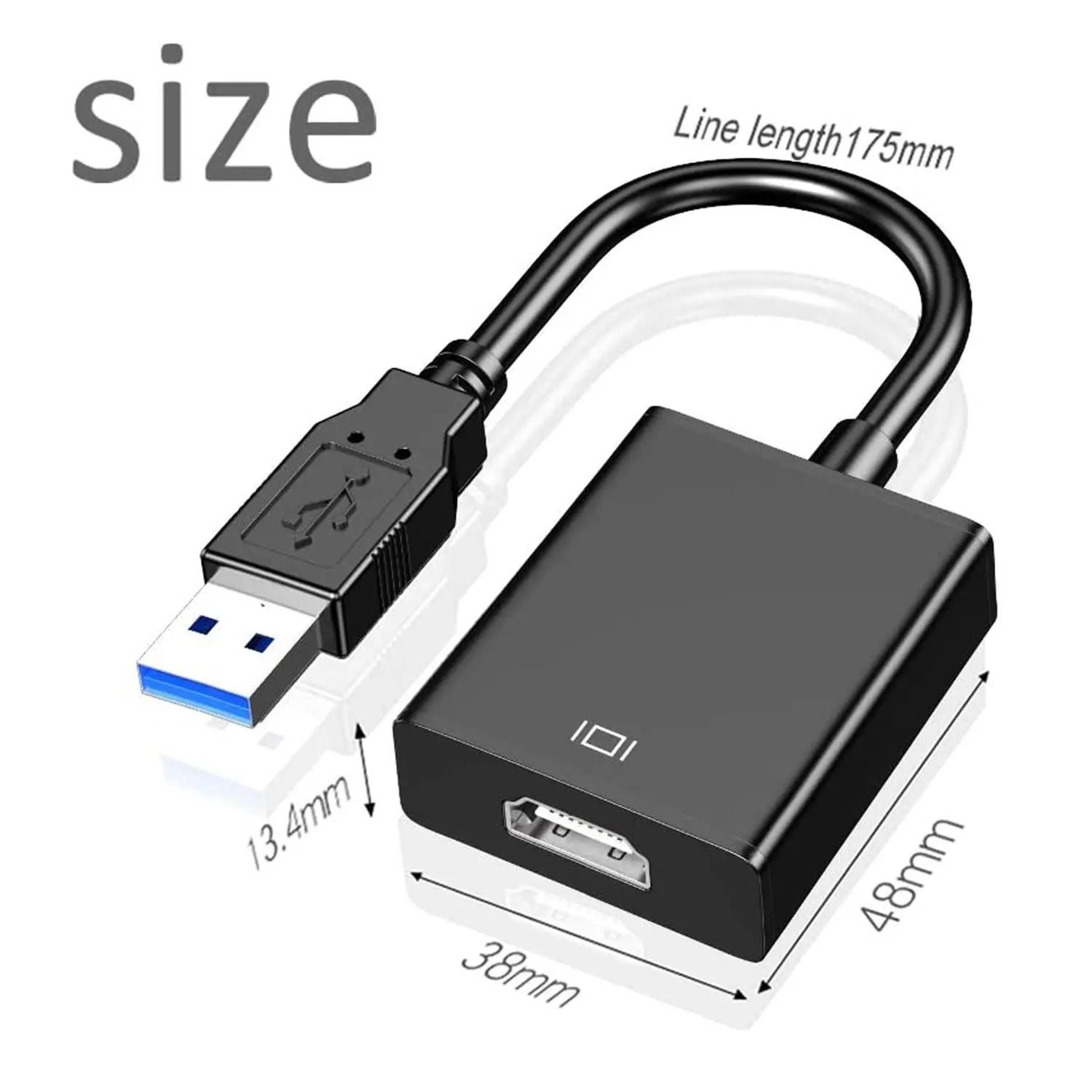 USB To HDMI 1080P Converter Adapter For Laptops And PCs 5