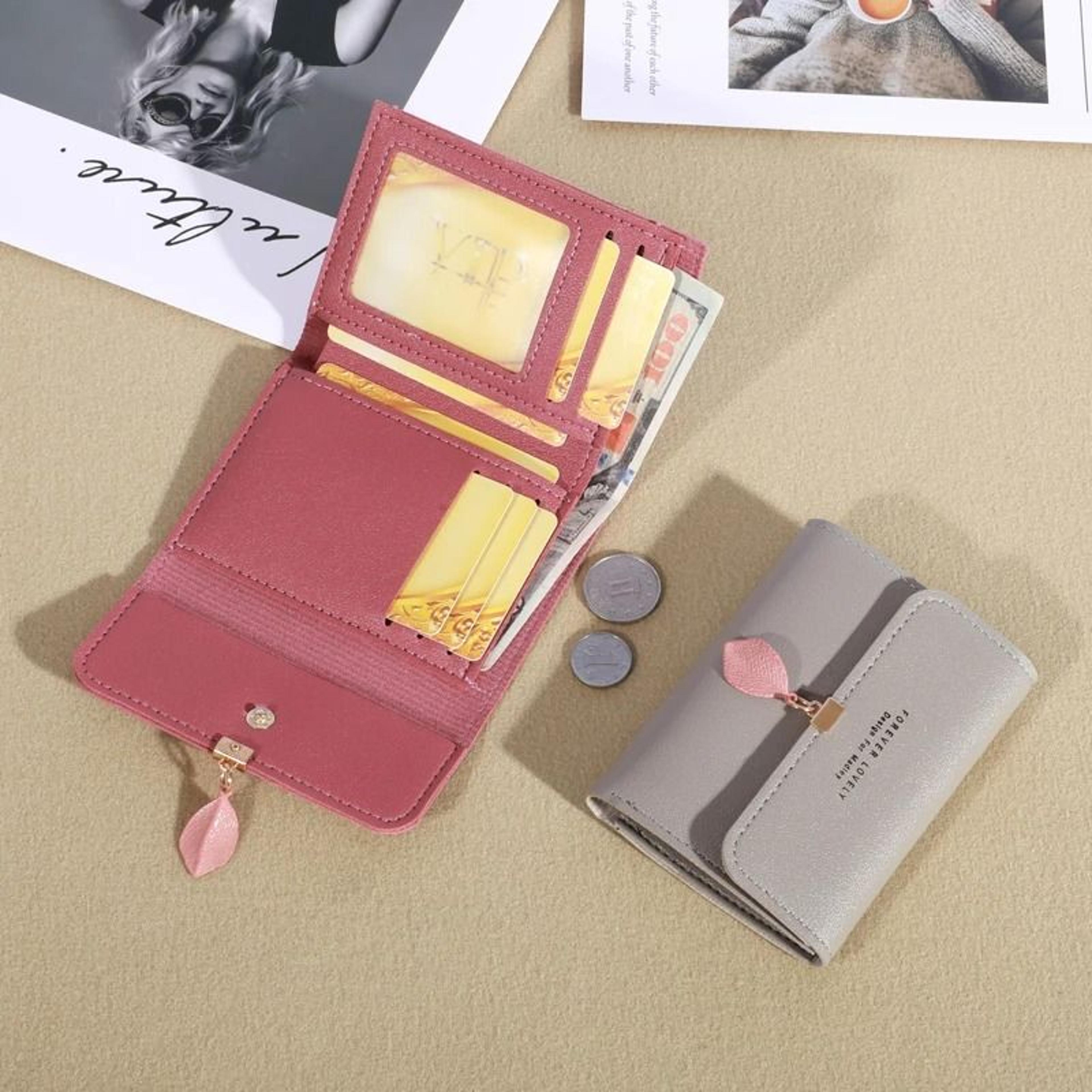 Womens Trifold Wallet With Coin Pocket And Card Holder 5