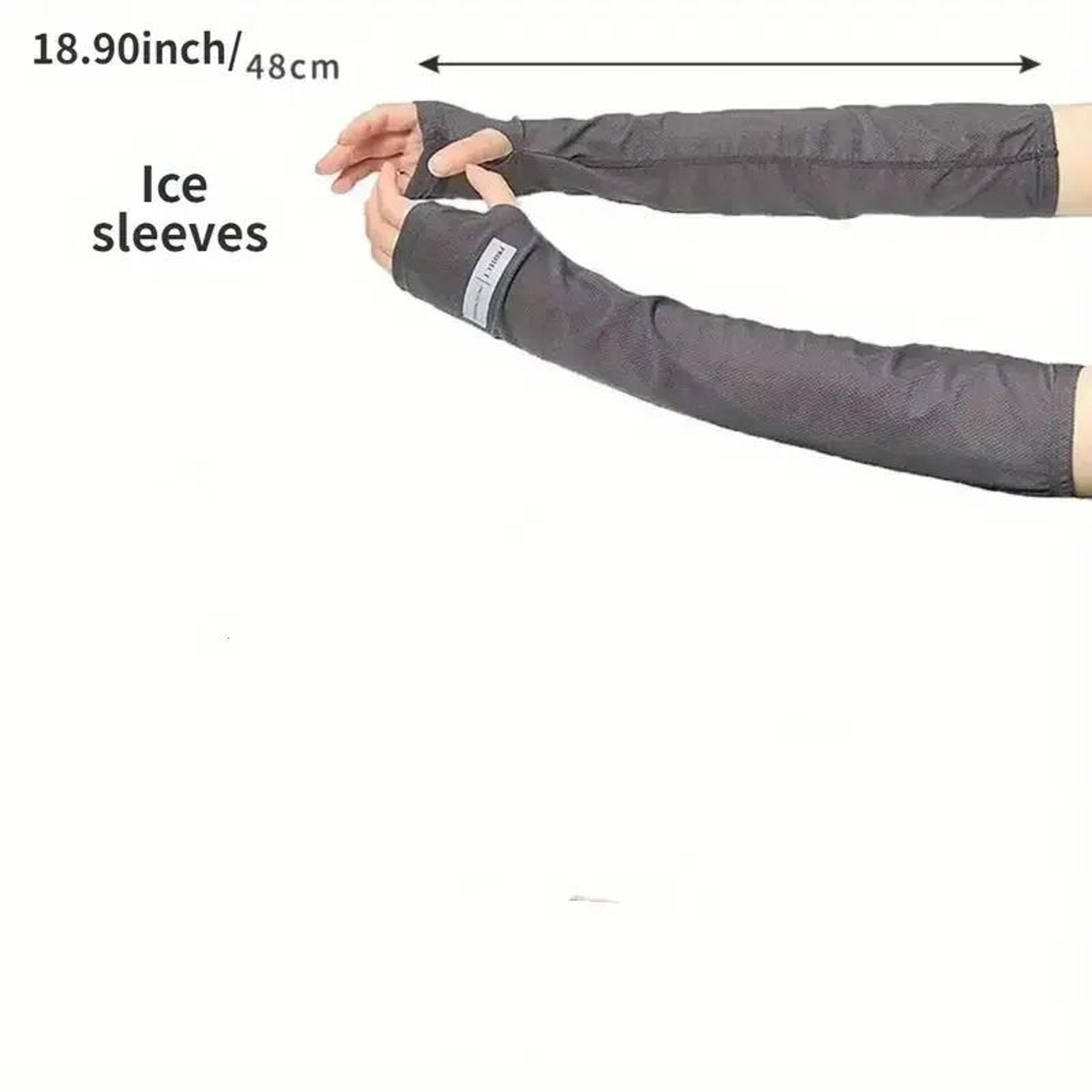 Oversized Ice Sleeves For Men Summer Outdoor Loose Sleeves With UV Protection 4