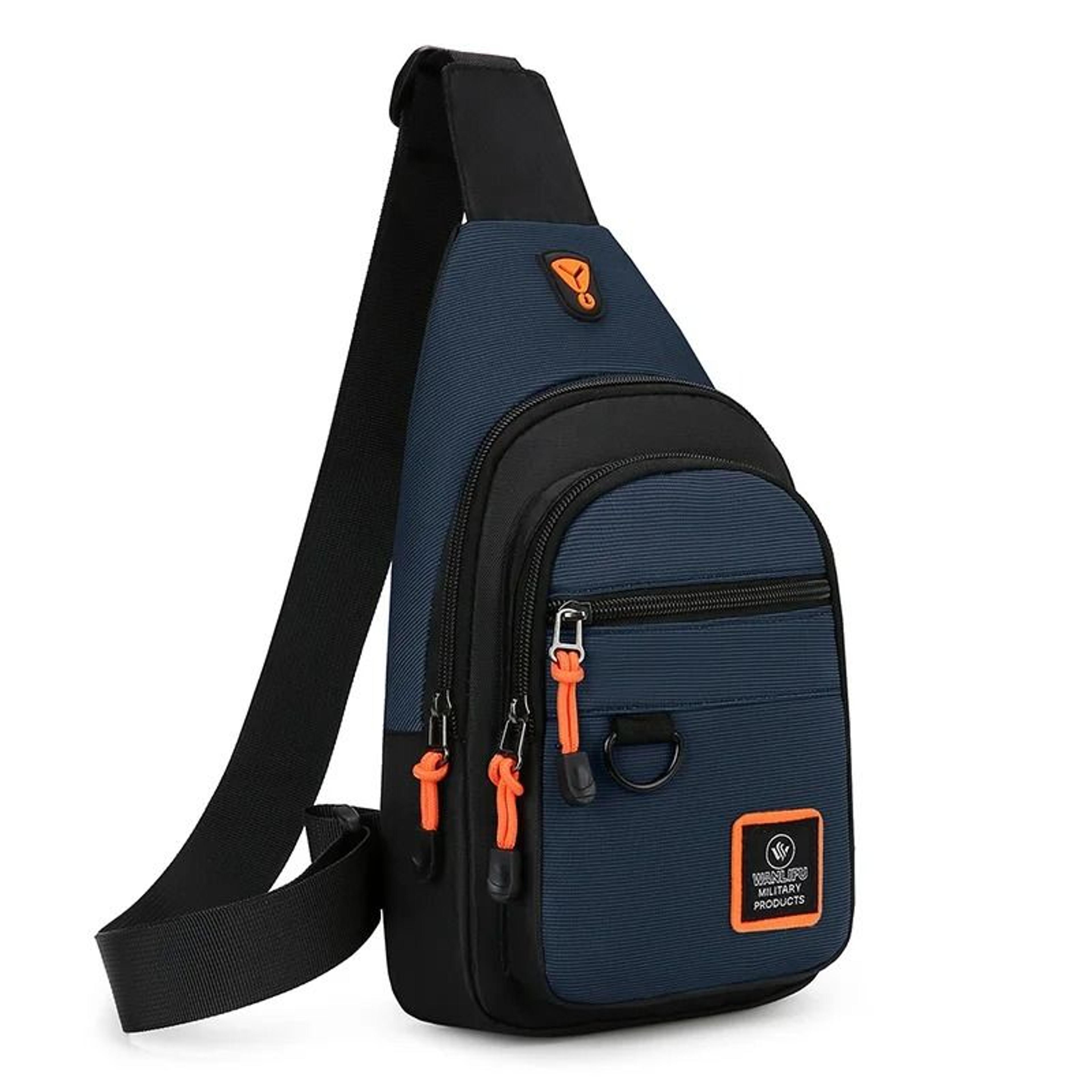 Men Leisure Outdoor Hiking Bike Shoulder Bag Waterproof Sports Crossbody Travel Chest Bag 8