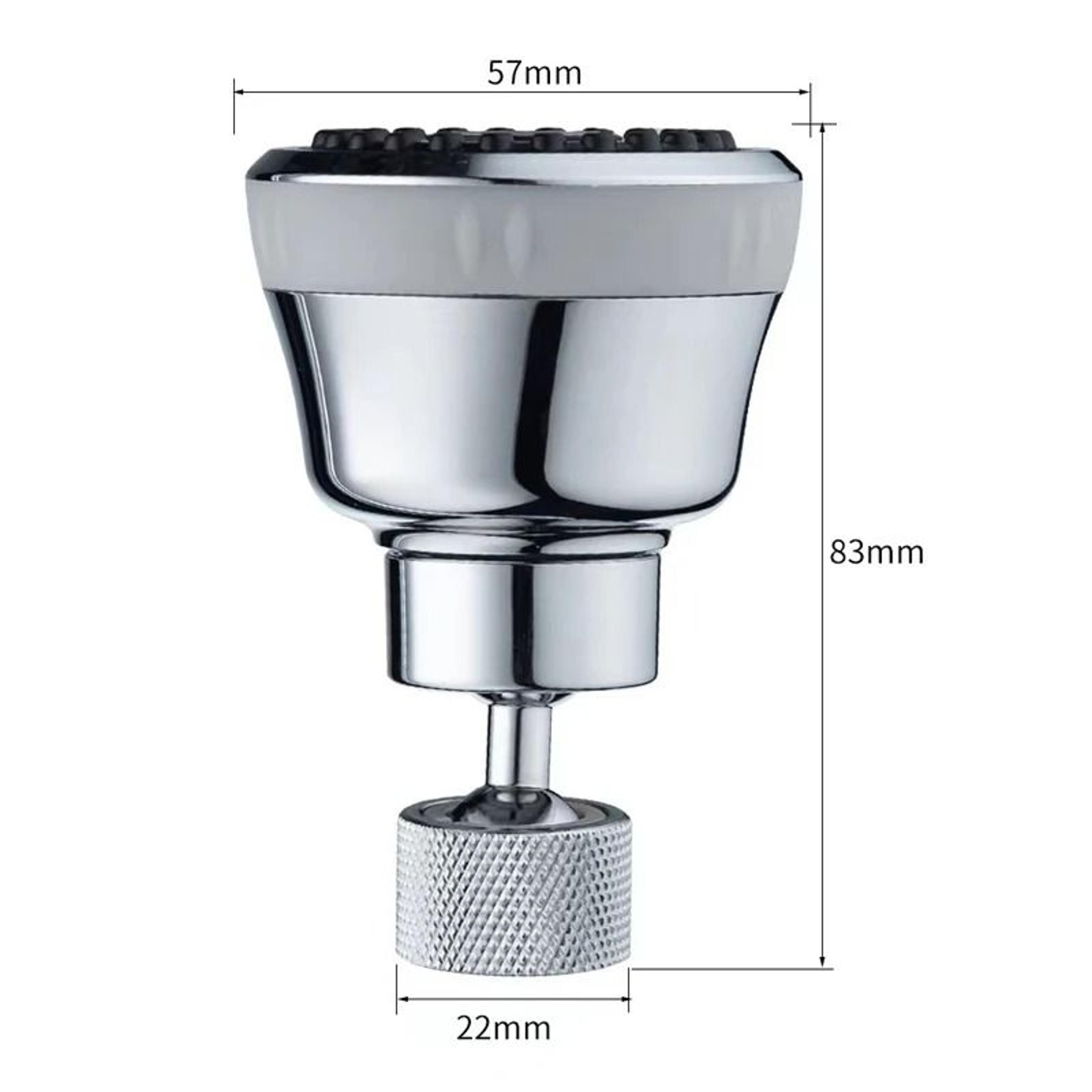 360 Degree Rotating Kitchen Faucet Aerator Four Modes Anti Splash Tap Nozzle Sink Washbasin Adapter 5