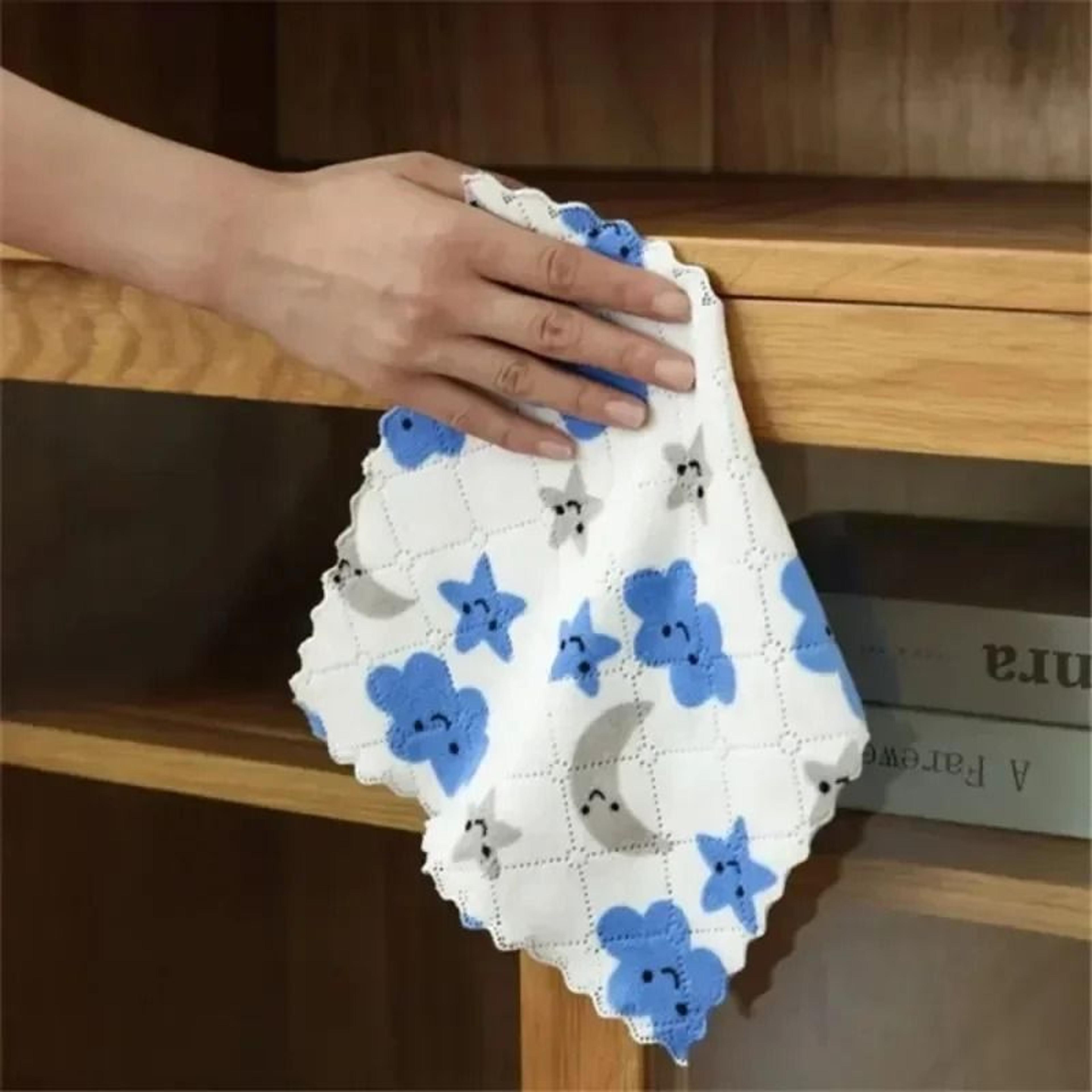 Microfiber Dish Towel Absorbent Cleaning Cloth For Kitchen Use 0