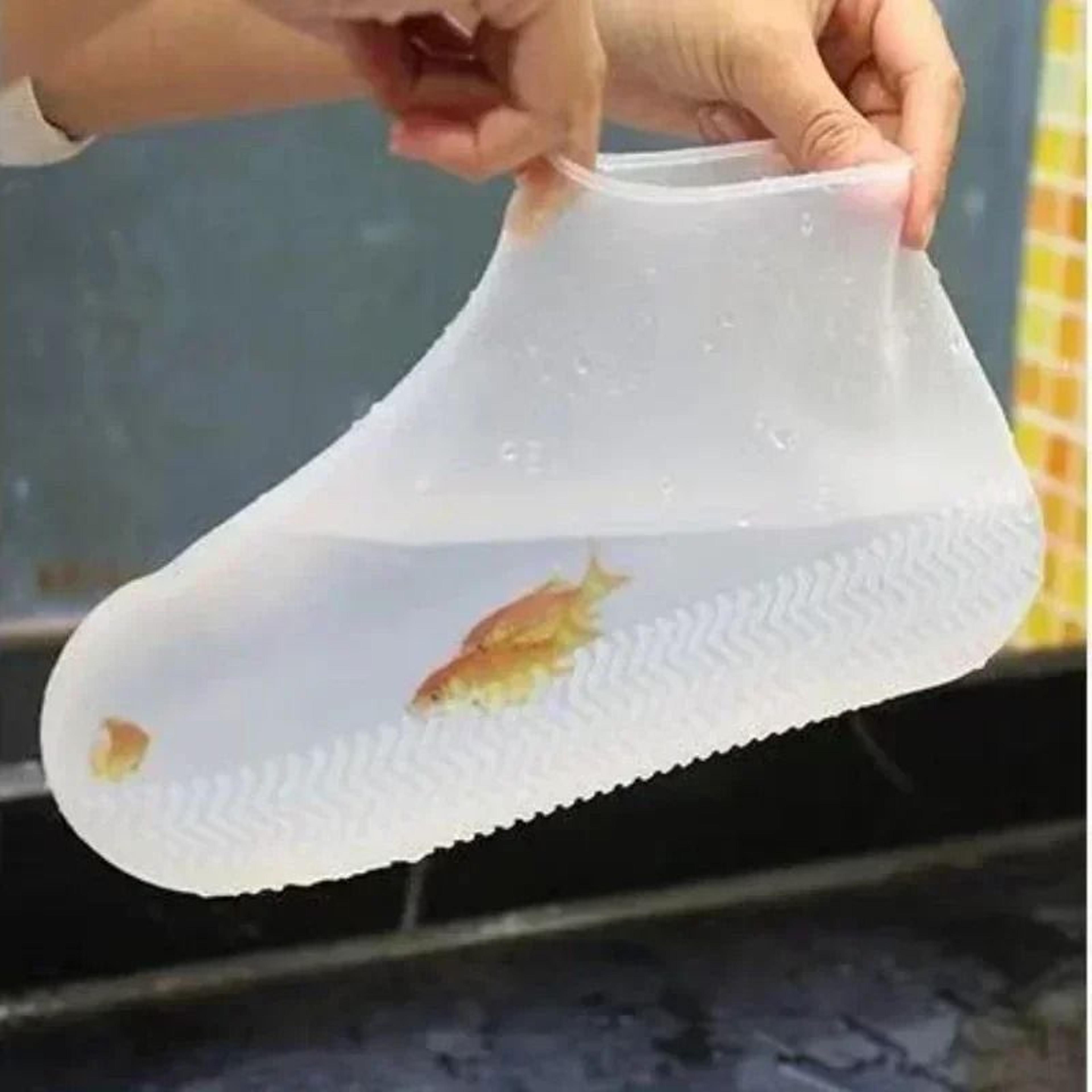 Reusable Non Slip Rain Boot Overshoes Silicone Waterproof Shoe Covers 2