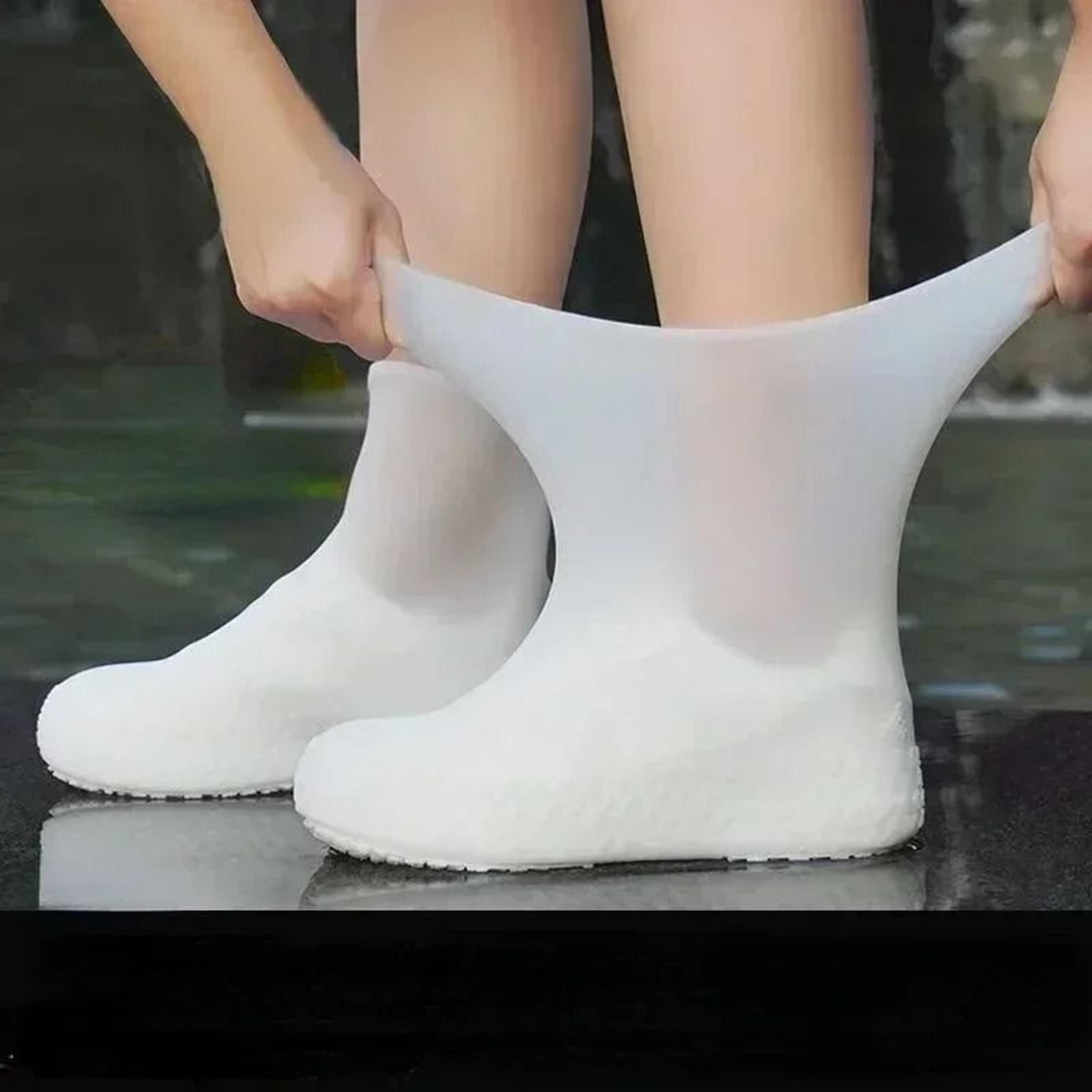Reusable Non Slip Rain Boot Overshoes Silicone Waterproof Shoe Covers 8