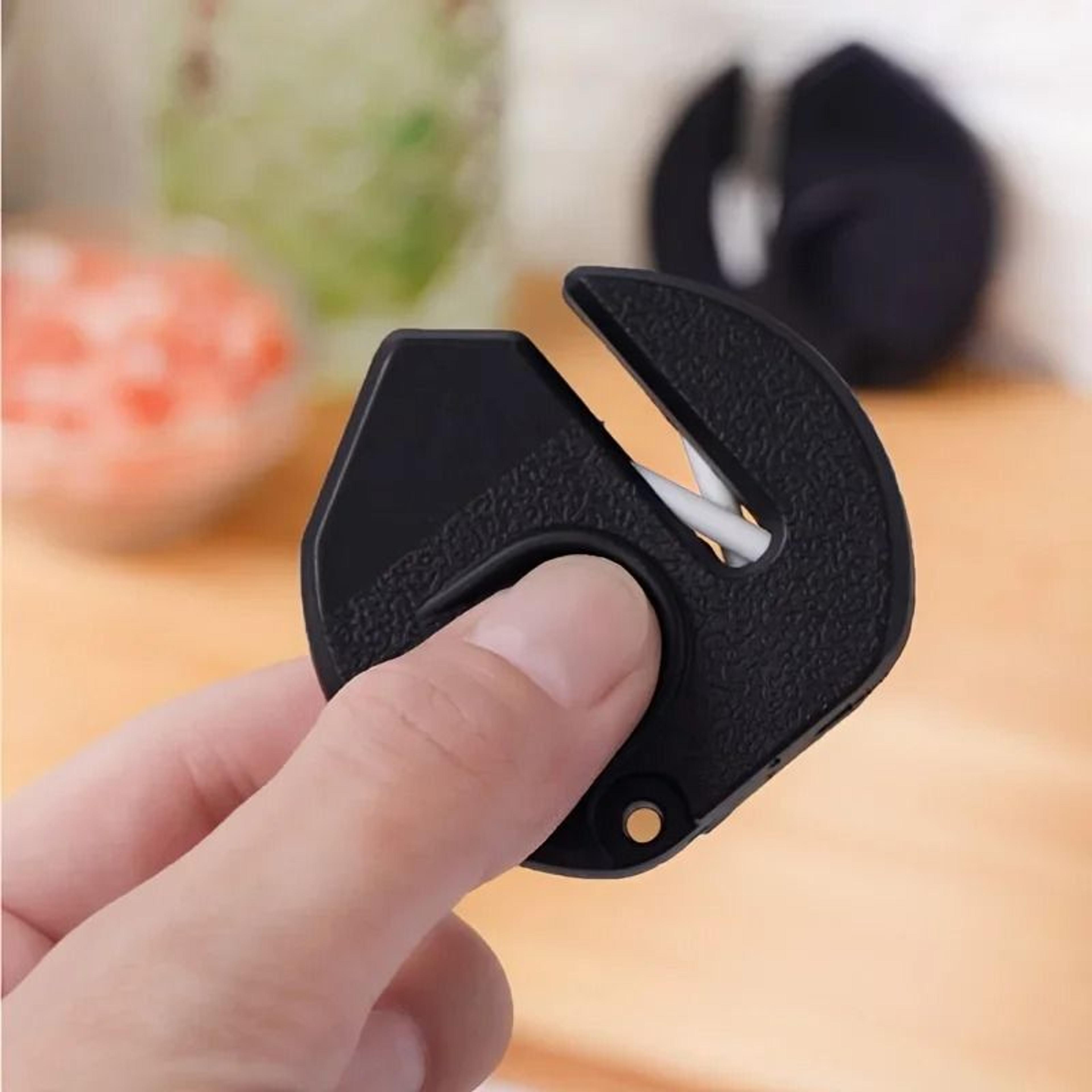 Portable Mini Ceramic Stone Sharpener For Outdoor And Kitchen Use 2