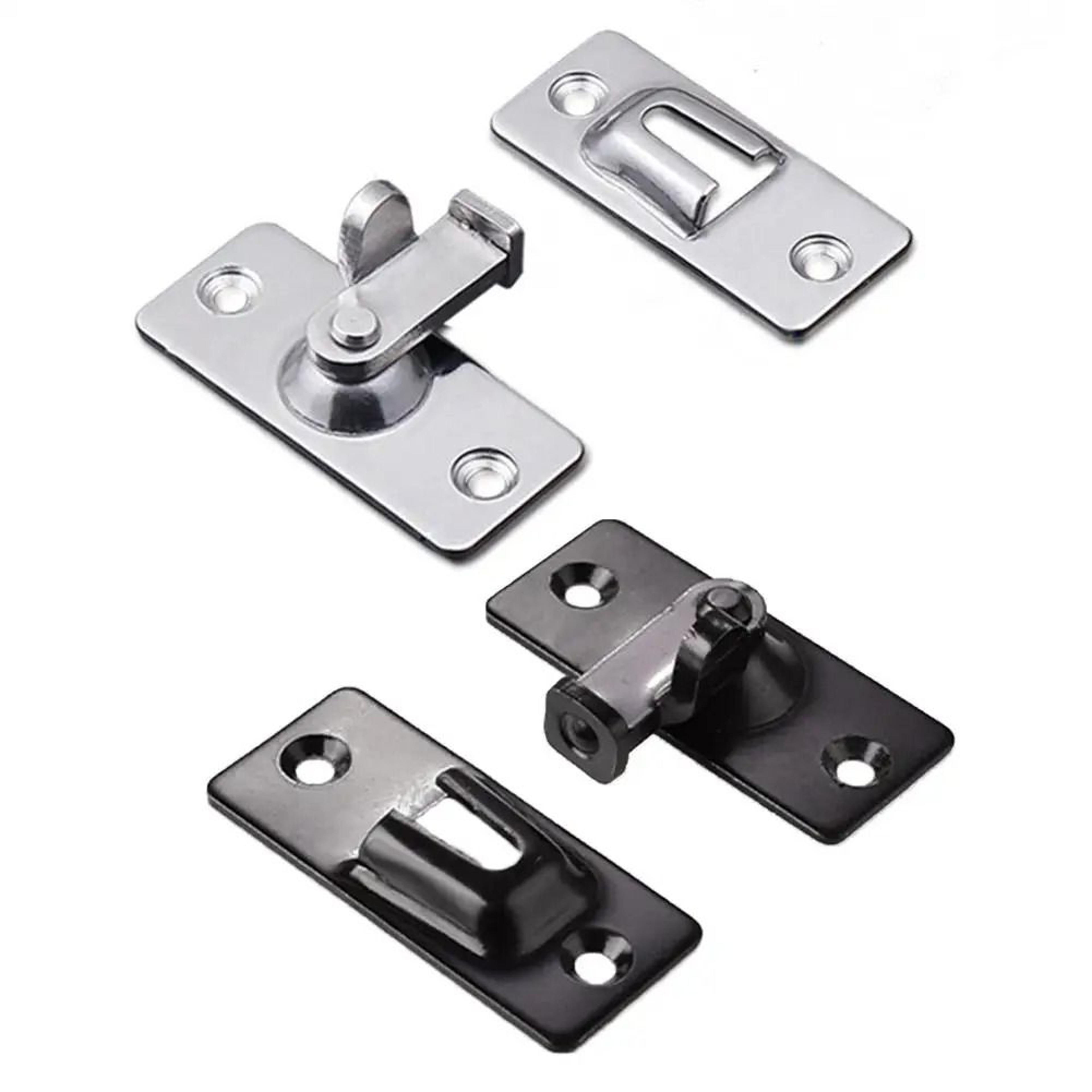 Door Lock Guardian Latch Bolt 90 Degree Steel Toggle Latch For Sliding Door Wine Cabinet Closet 1