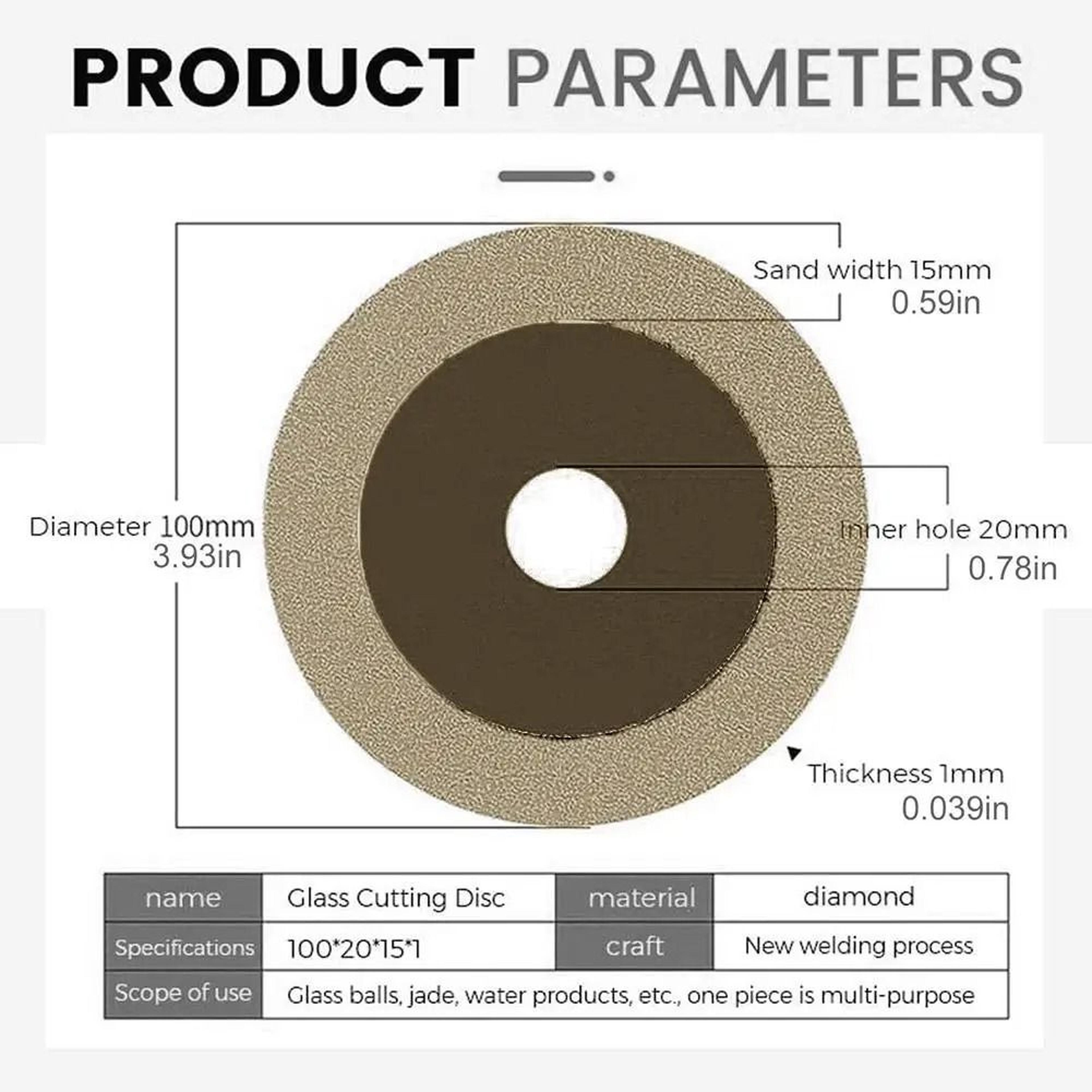 Ultra Thin Diamond Cutting Disc For Glass Ceramic And Marble 14