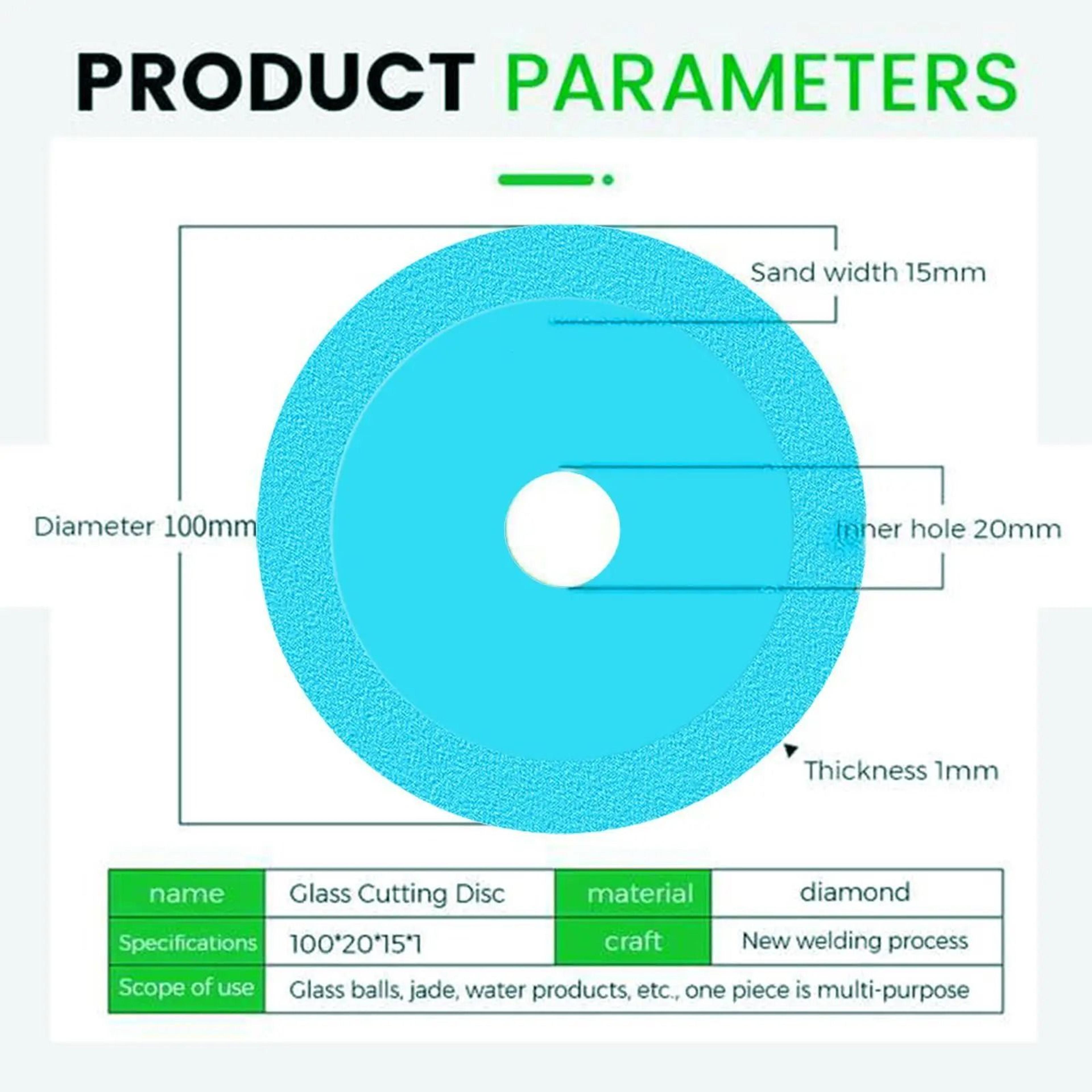 Ultra Thin Diamond Cutting Disc For Glass Ceramic And Marble 16