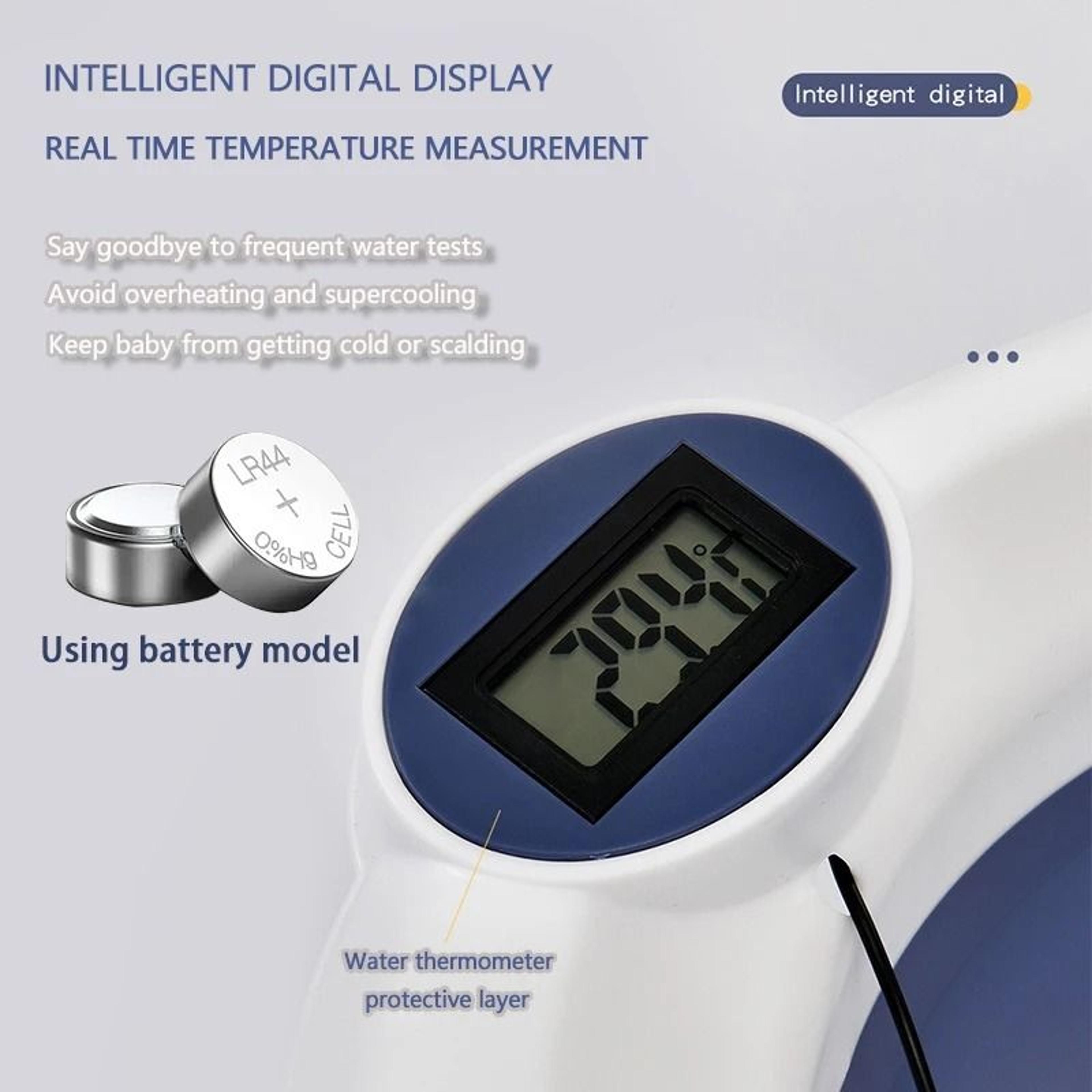 Smart Folding Baby Bath Tub With RealTime Temperature Display And NonSlip Mat 3