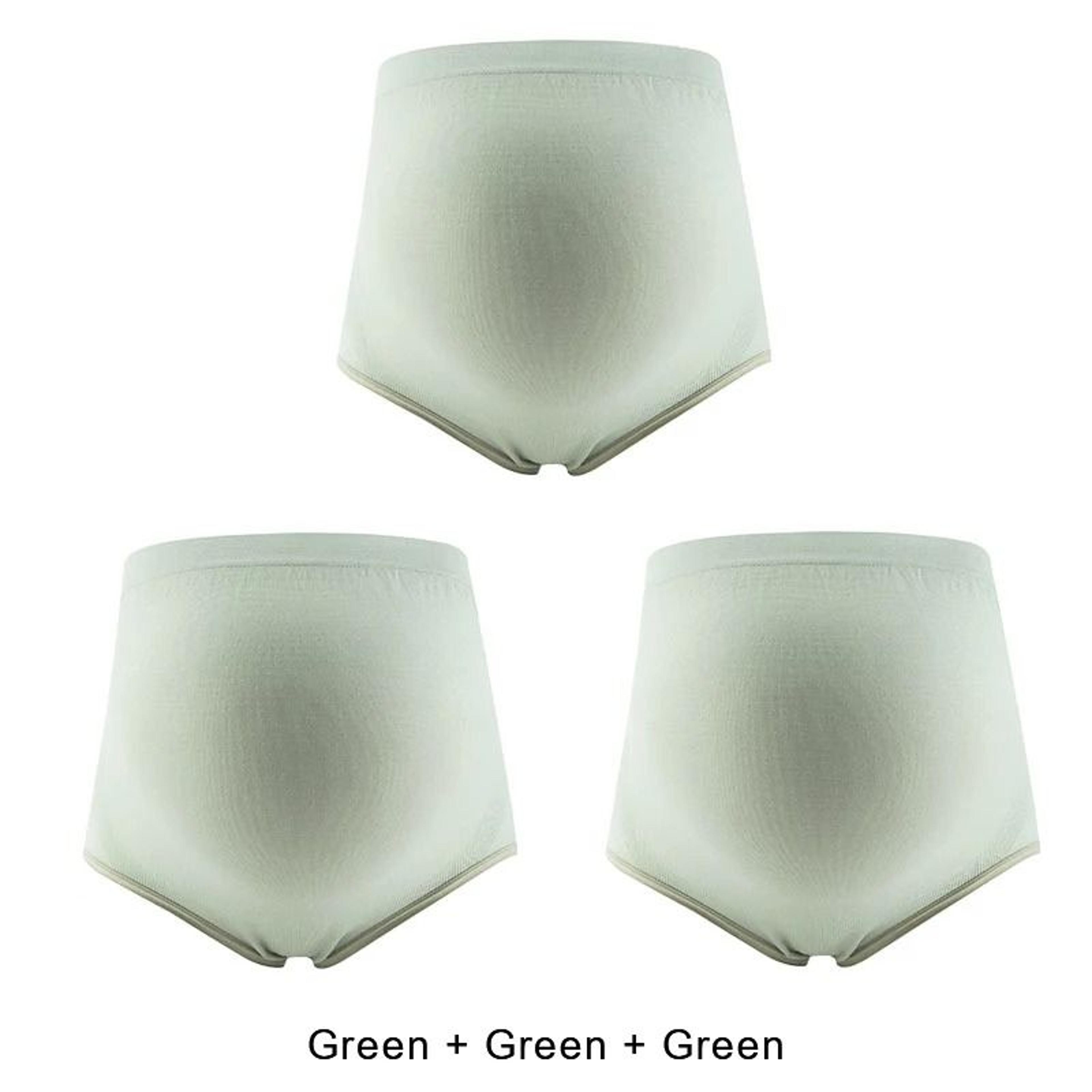 Maternity Panties High Waist Full Belly Support Comfortable Breathable Pregnancy Underwear 3Pack 6