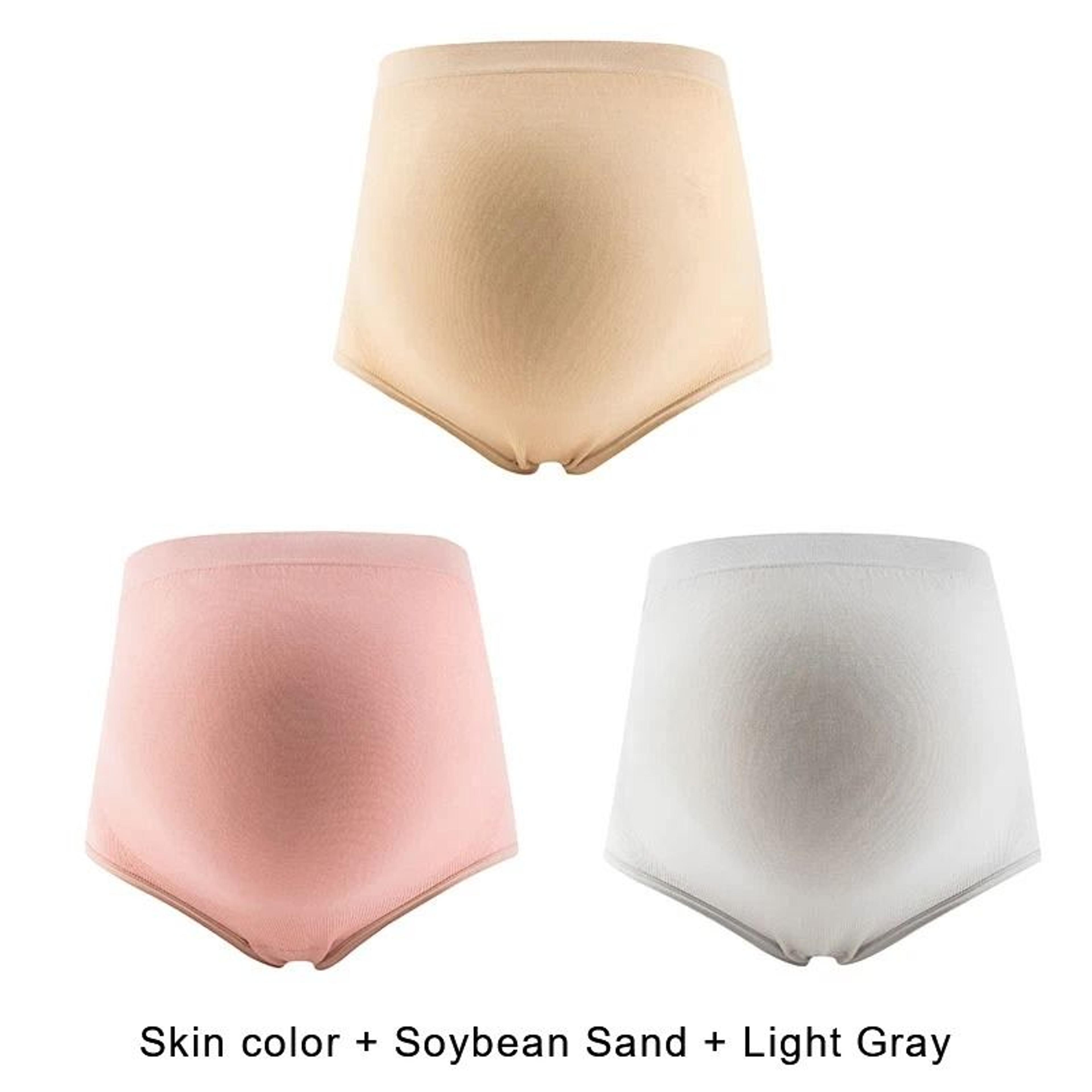 Maternity Panties High Waist Full Belly Support Comfortable Breathable Pregnancy Underwear 3Pack 7