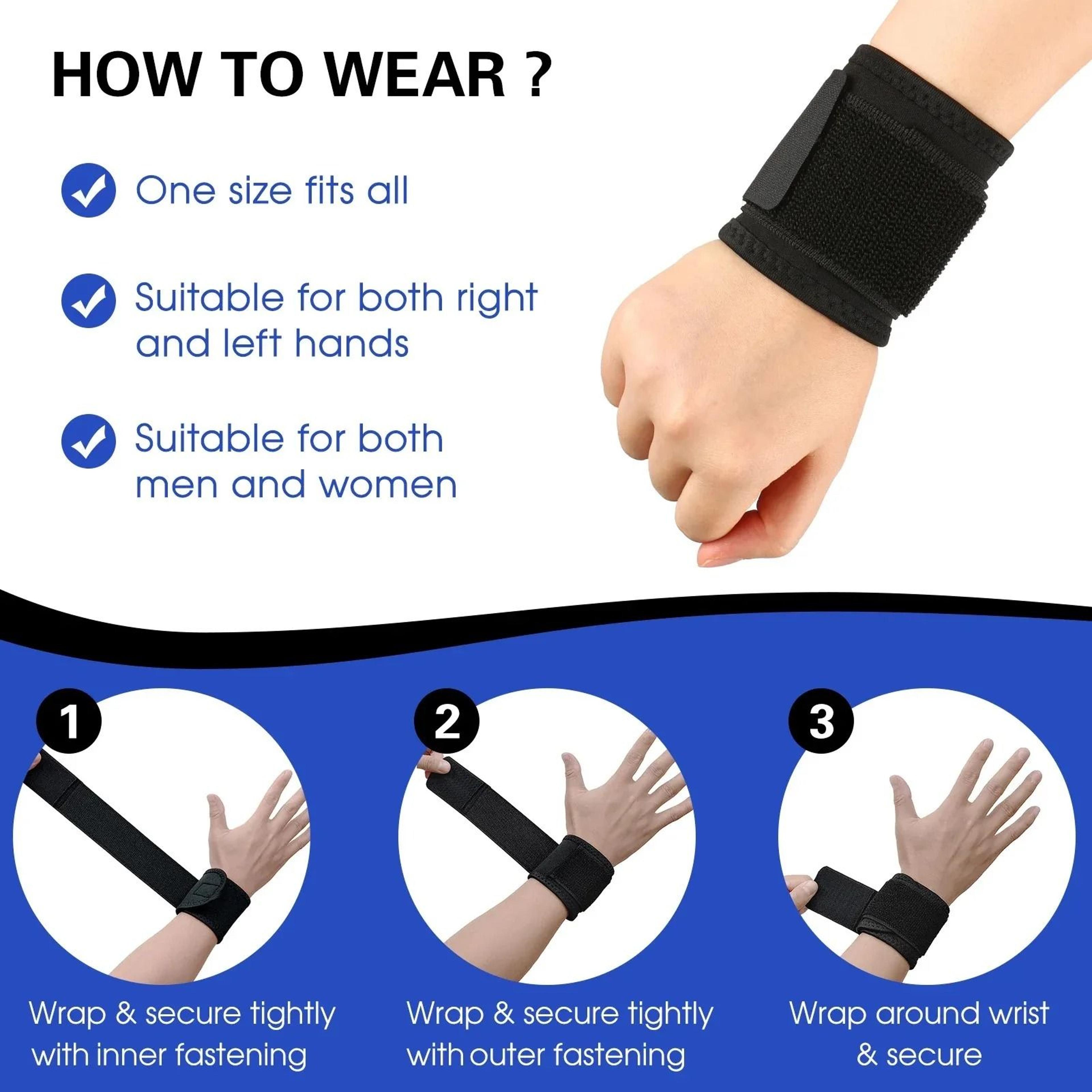 Wrist Support Brace Adjustable Stabilizer For Left Or Right Hand 4