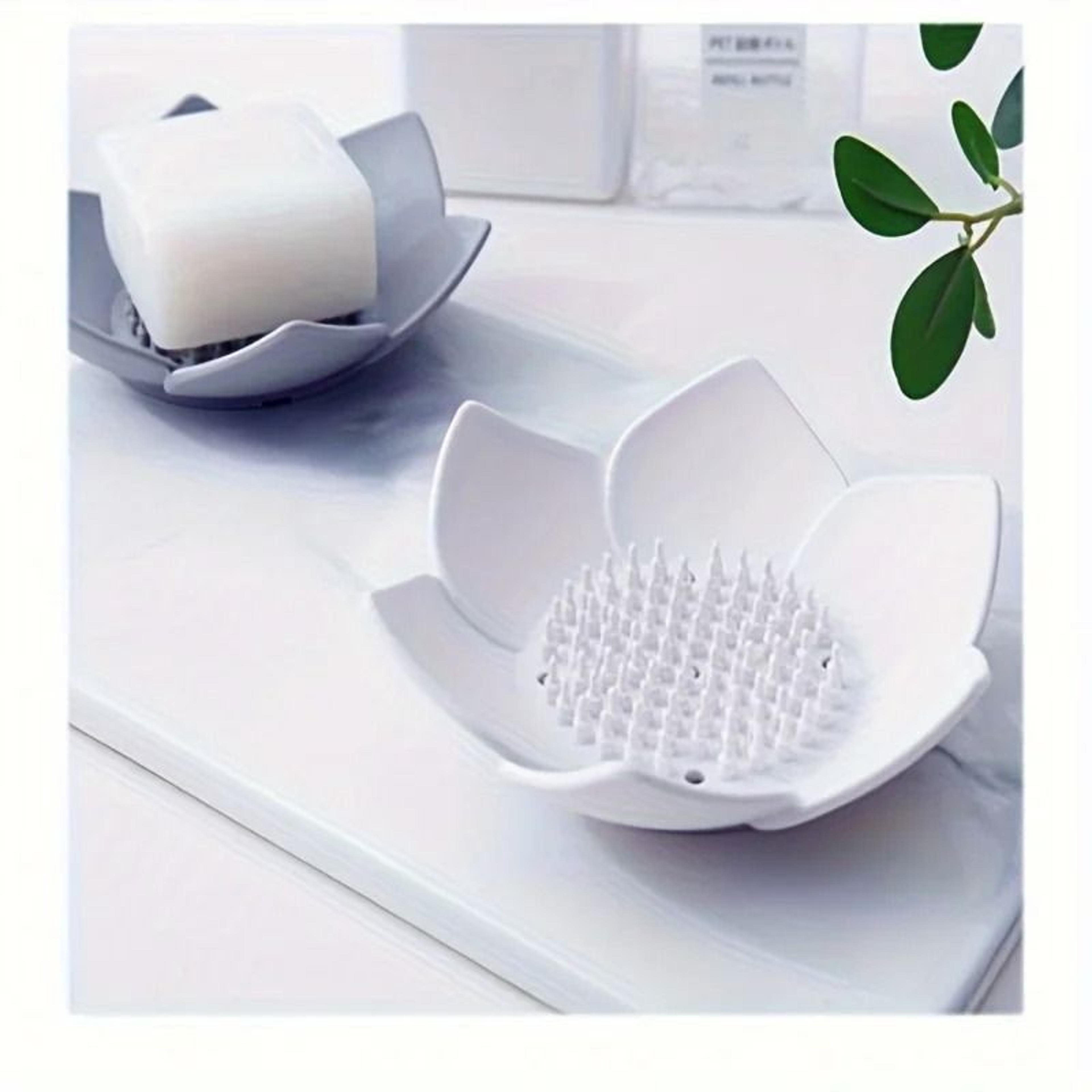 Lotus Design Silicone Soap Box For Bathroom 6
