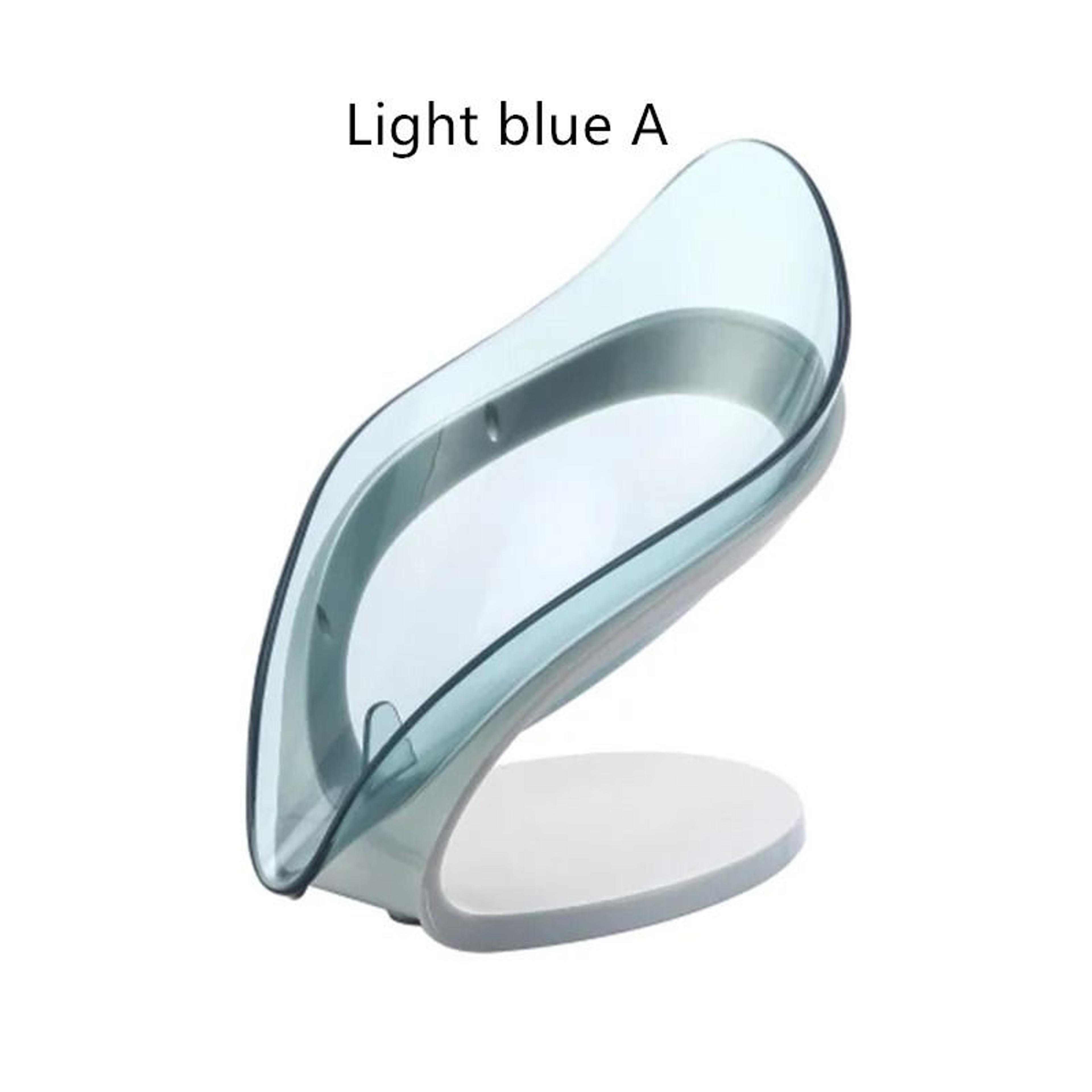 Leaf Shape Suction Cup Soap Dish For Bathroom And Laundry 6
