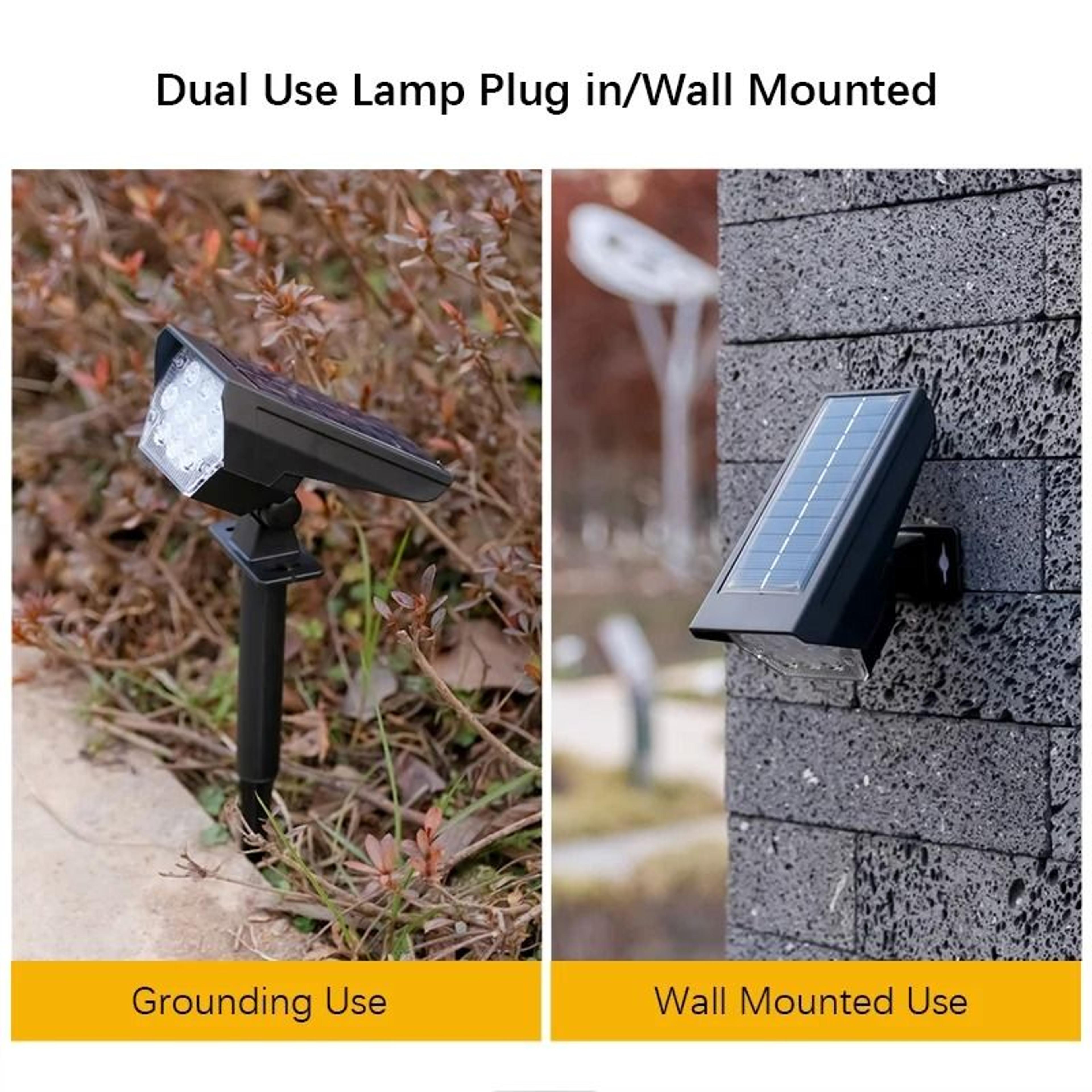 10 LED Solar Spotlight For Outdoor Garden And Landscape Lighting 3