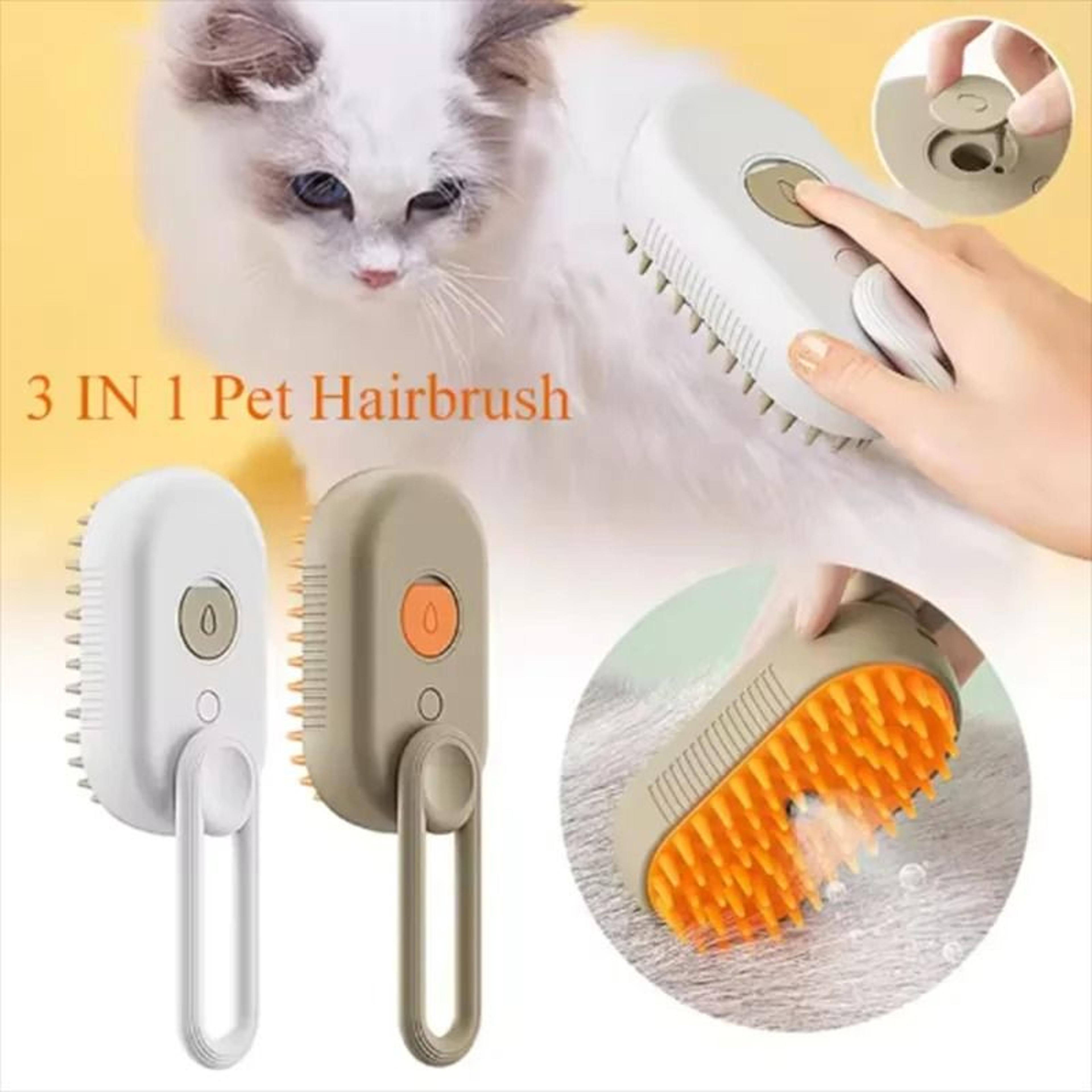 pet spray massage brush for cats and dogs
