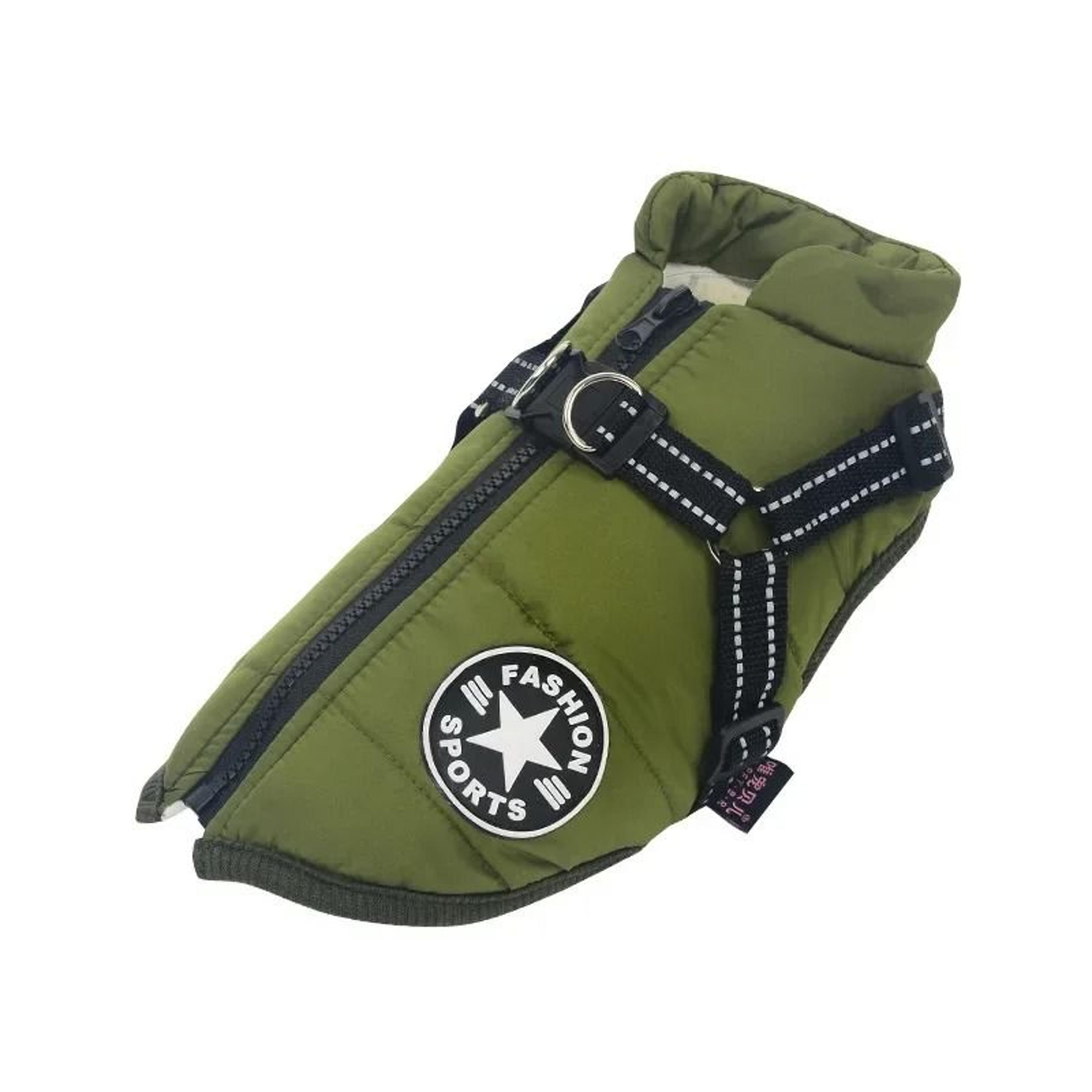 Large Pet Dog Jacket With Harness 1