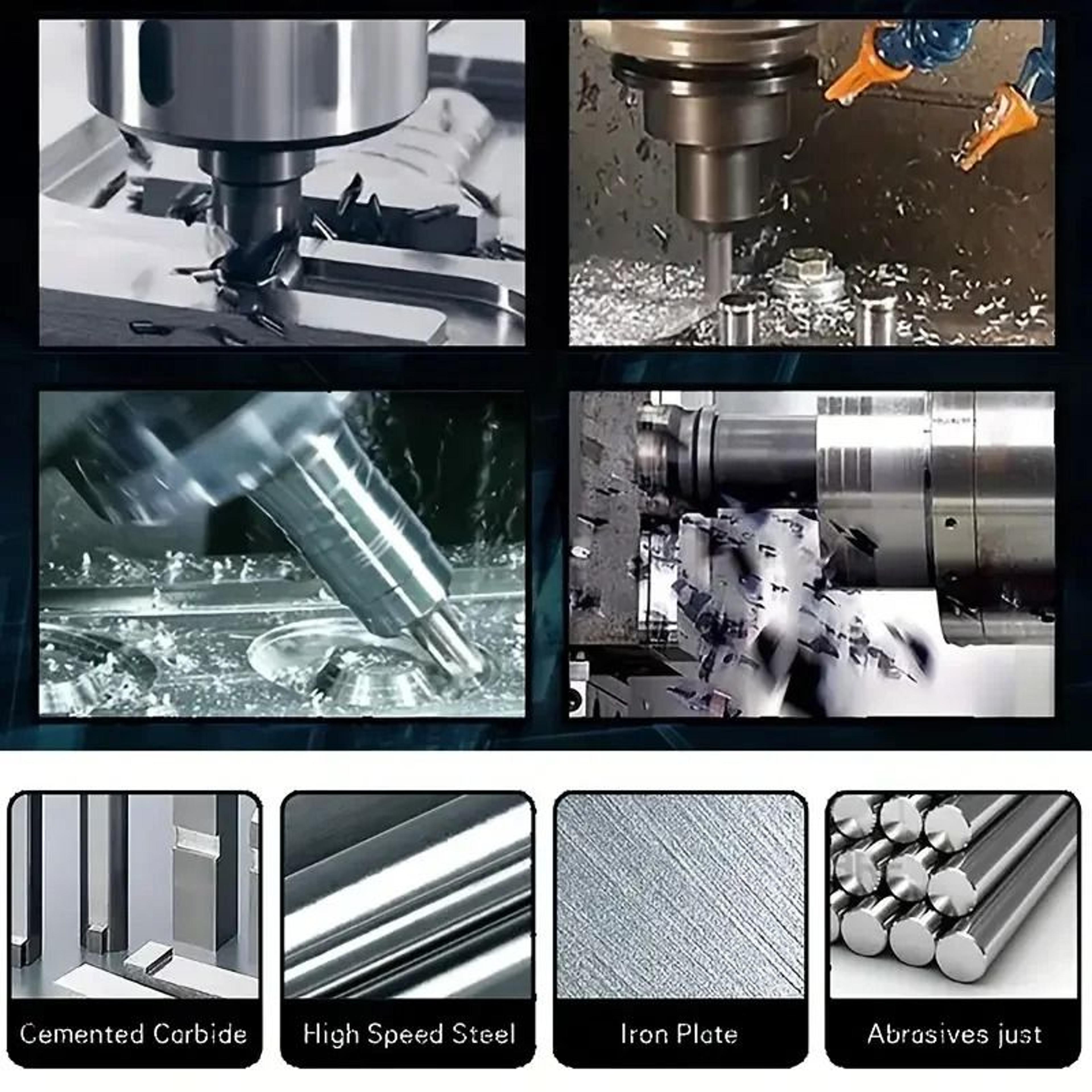 7Piece High Speed Steel Center Drill Bit Set For Metalworking And Lathe Use 5