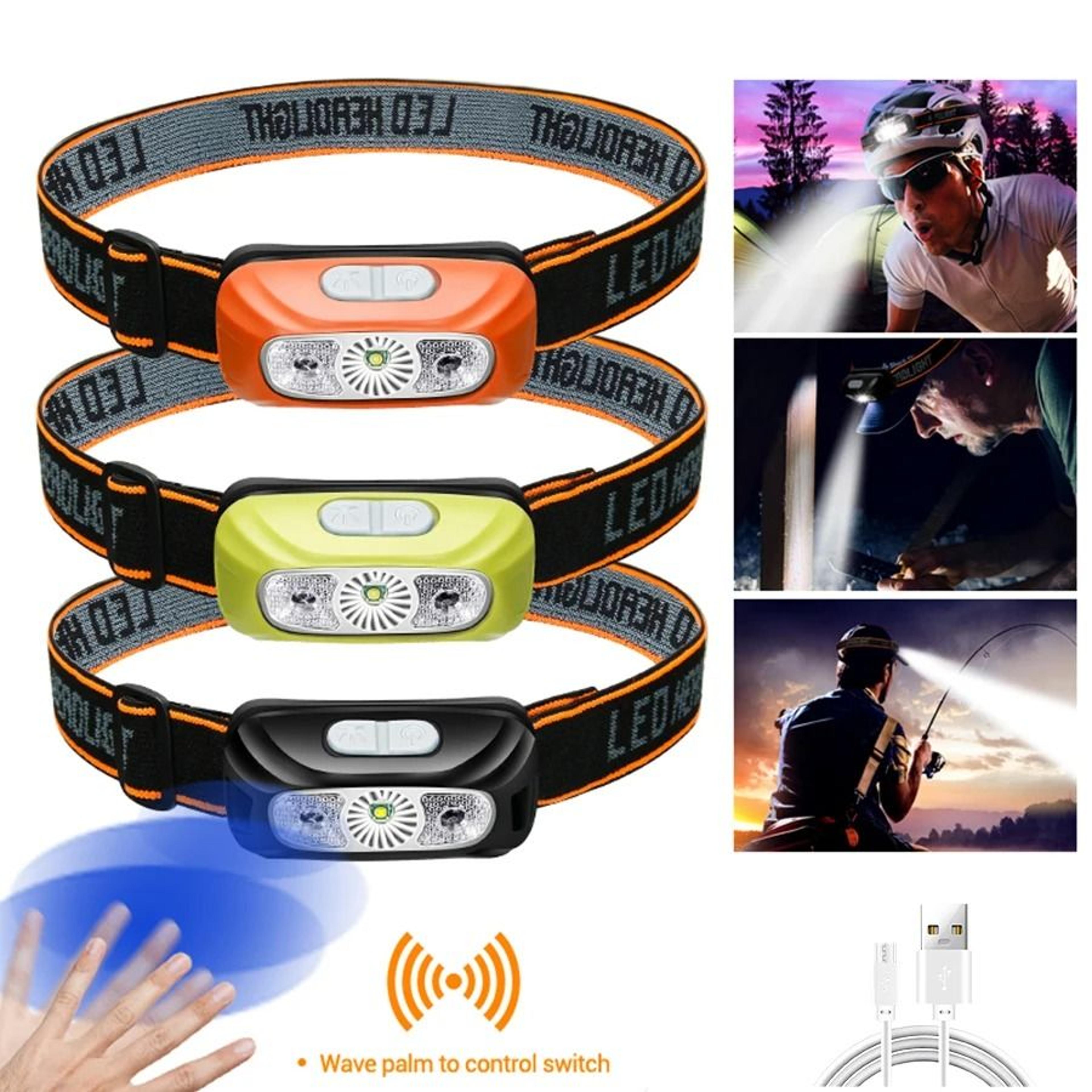 Mini Rechargeable Sensor Headlamp USB COB LED For Fishing Camping And Outdoor Use 0