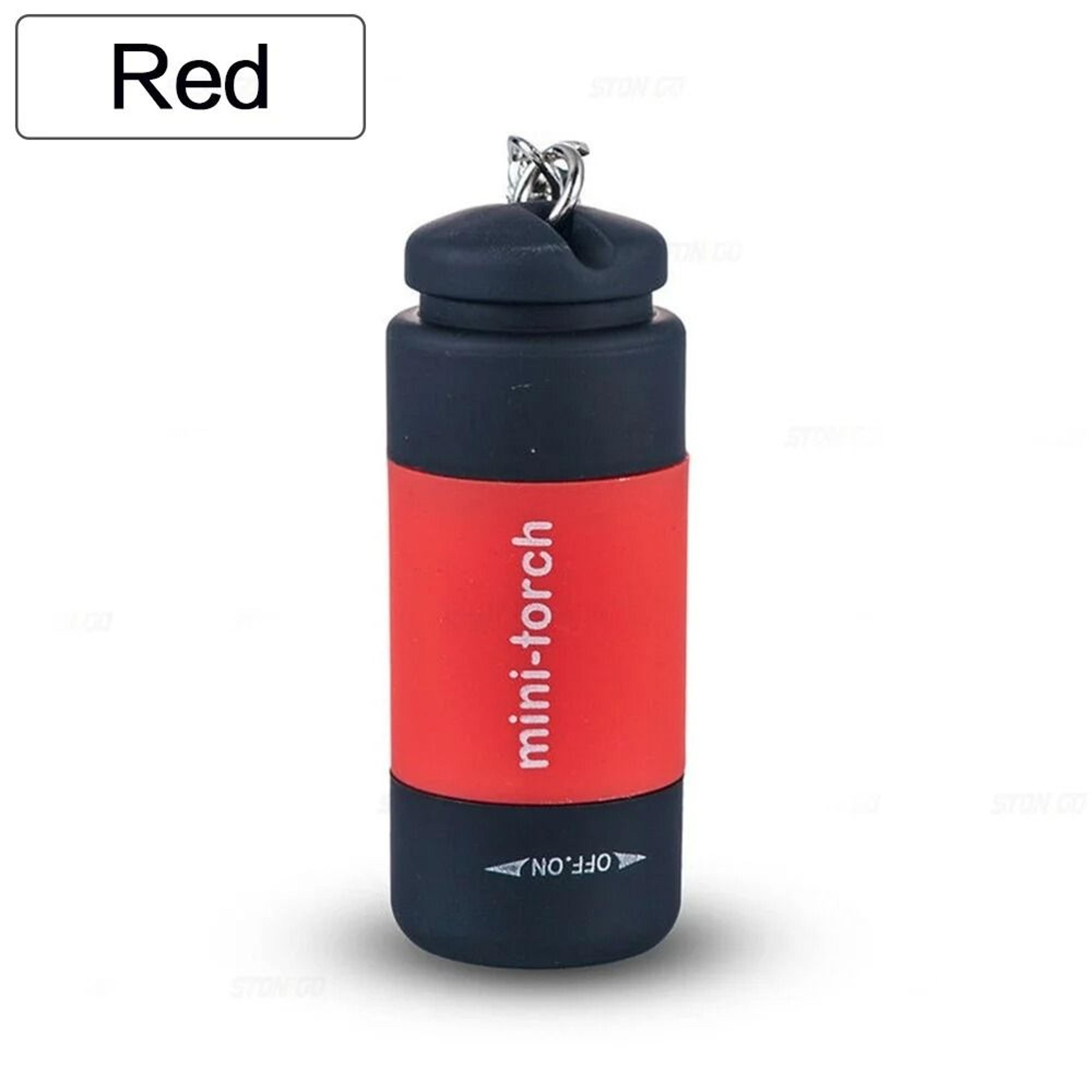 Portable USB Rechargeable Keychain Flashlight Waterproof LED Pocket Torch 9