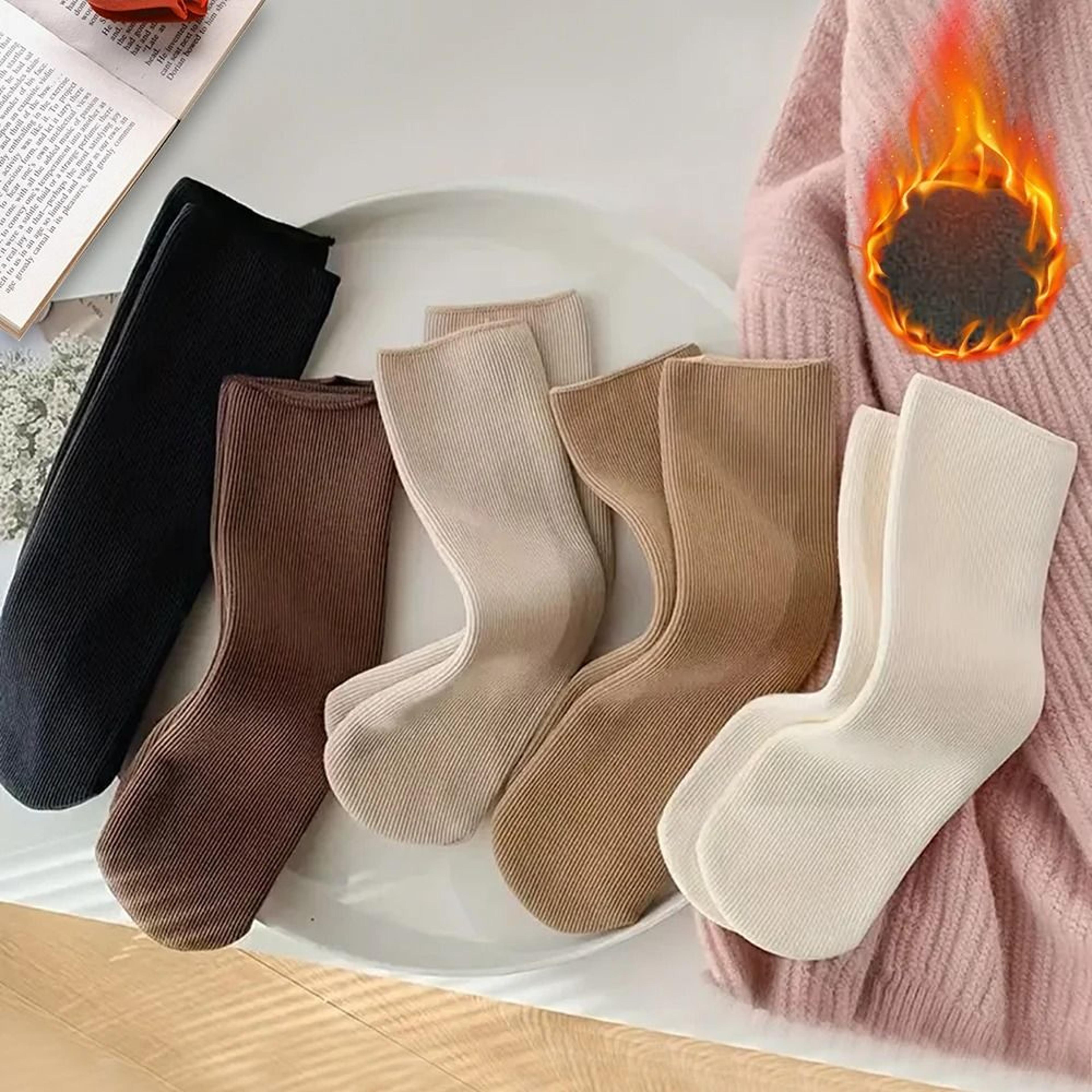 Winter Warm Thick Thermal Socks Five Pair Set Unisex Snow Socks 2