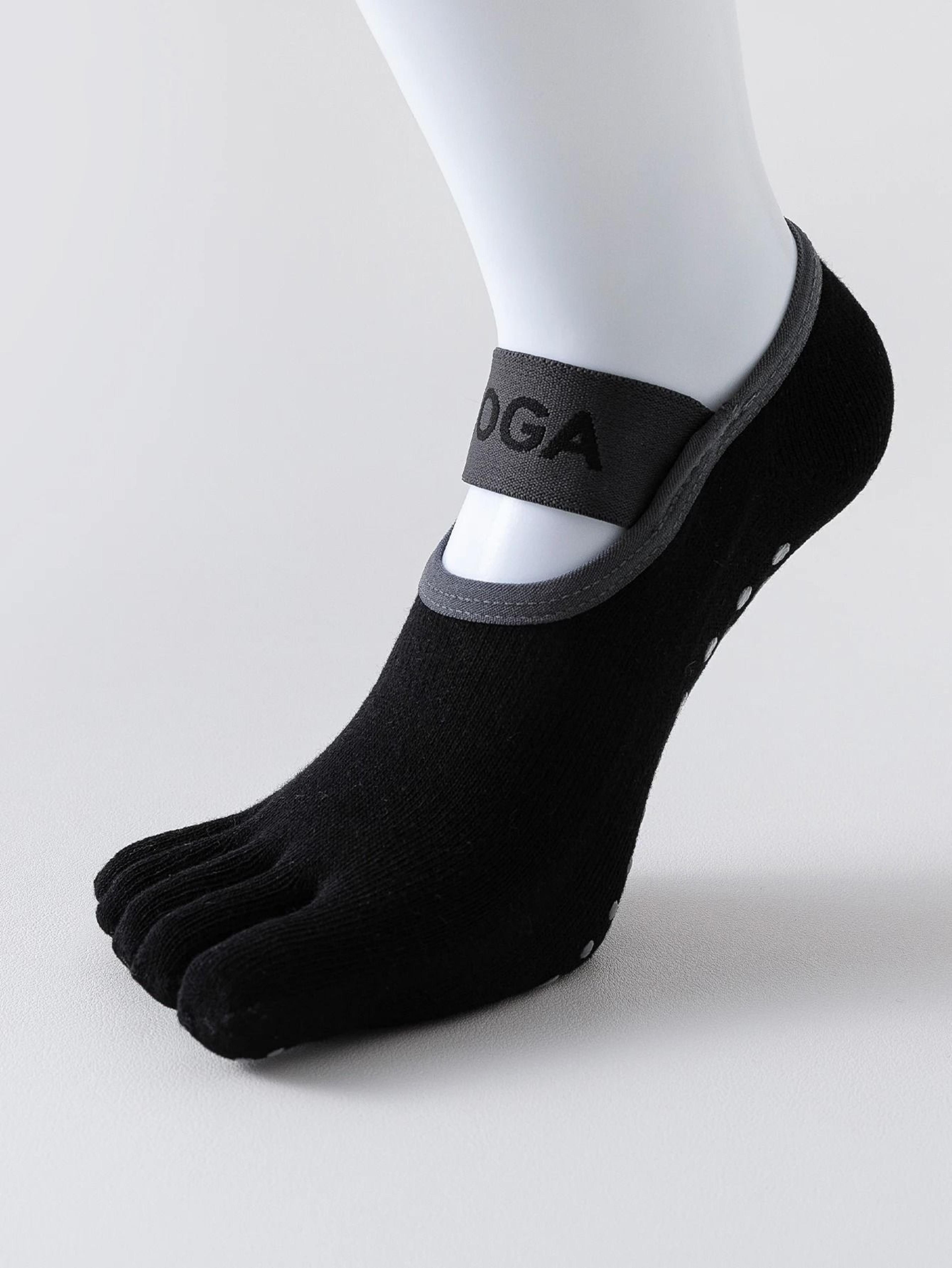 Women Five Finger Non Slip Yoga Pilates Socks 7